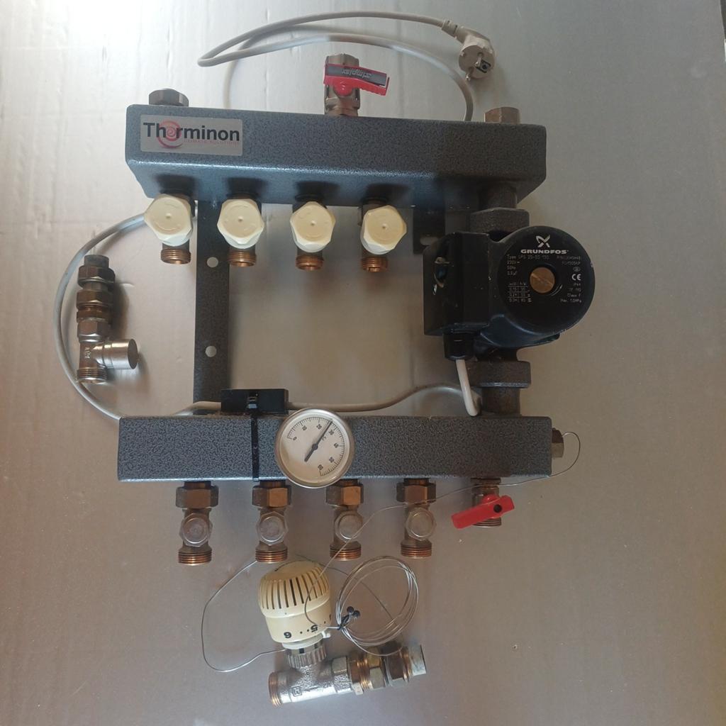 Therminon Vloerverwarmingsverdeler met Grundfos Pomp, Doe-het-zelf en Verbouw, Verwarming en Radiatoren, Ophalen, 30 tot 80 cm