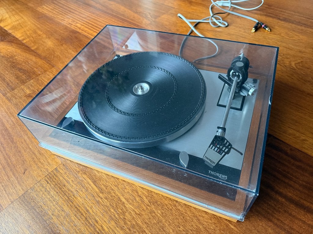 Thorens TD160 met shure M95ED naald, Ophalen, Refurbished, Platenspeler, Thorens