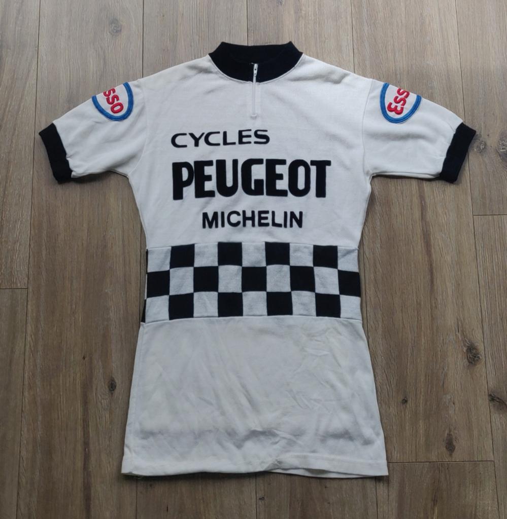 Wielershirt Peugeot Michelin Esso, Ophalen of Verzenden, Gebruikt, Kleding