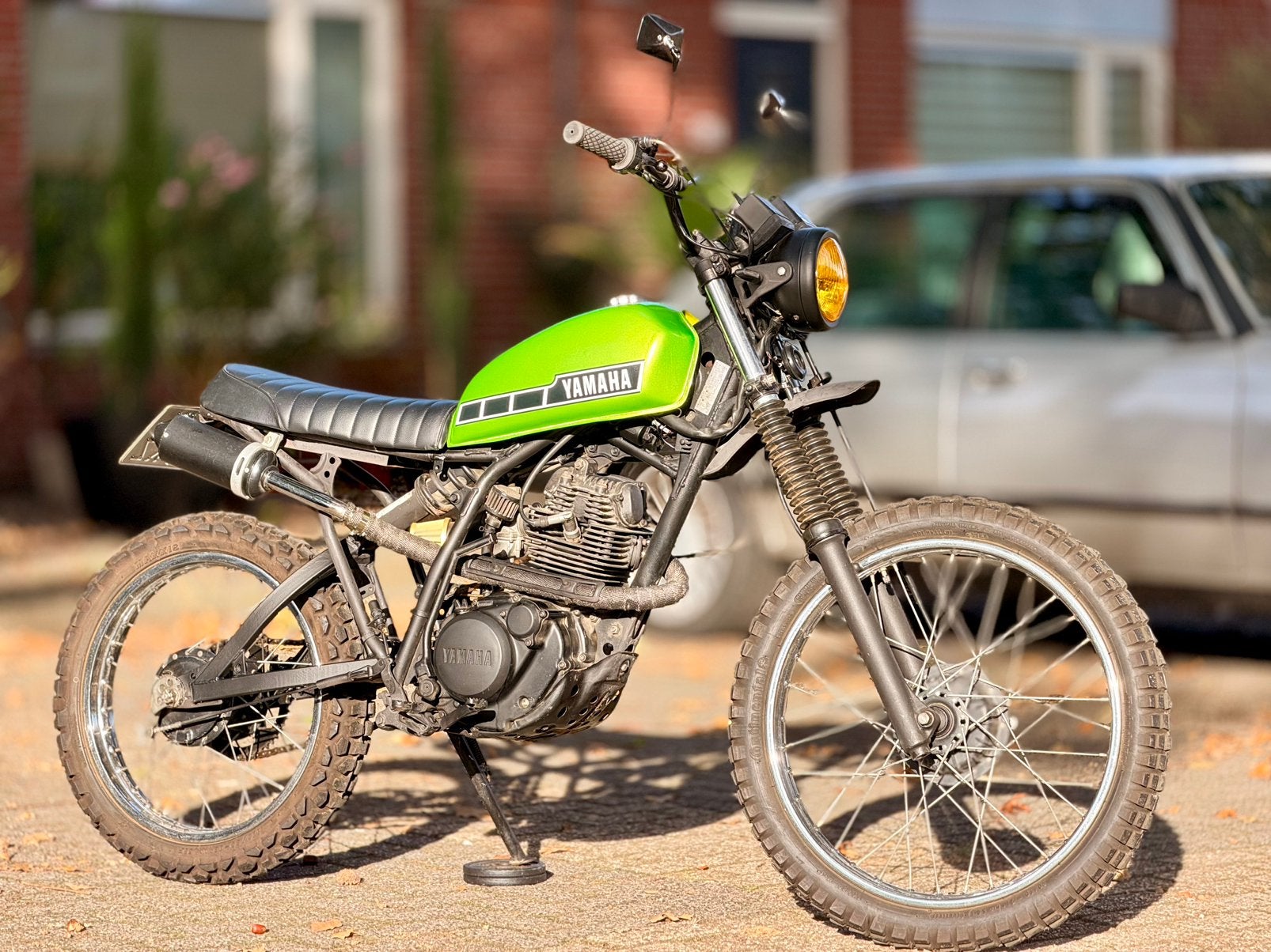 Yamaha XT125 Scrambler 12V 1983 | Rijbewijs A1 | Startklaar, LED Verlichting, Gebruikt, 125 cc, 11 kW of minder