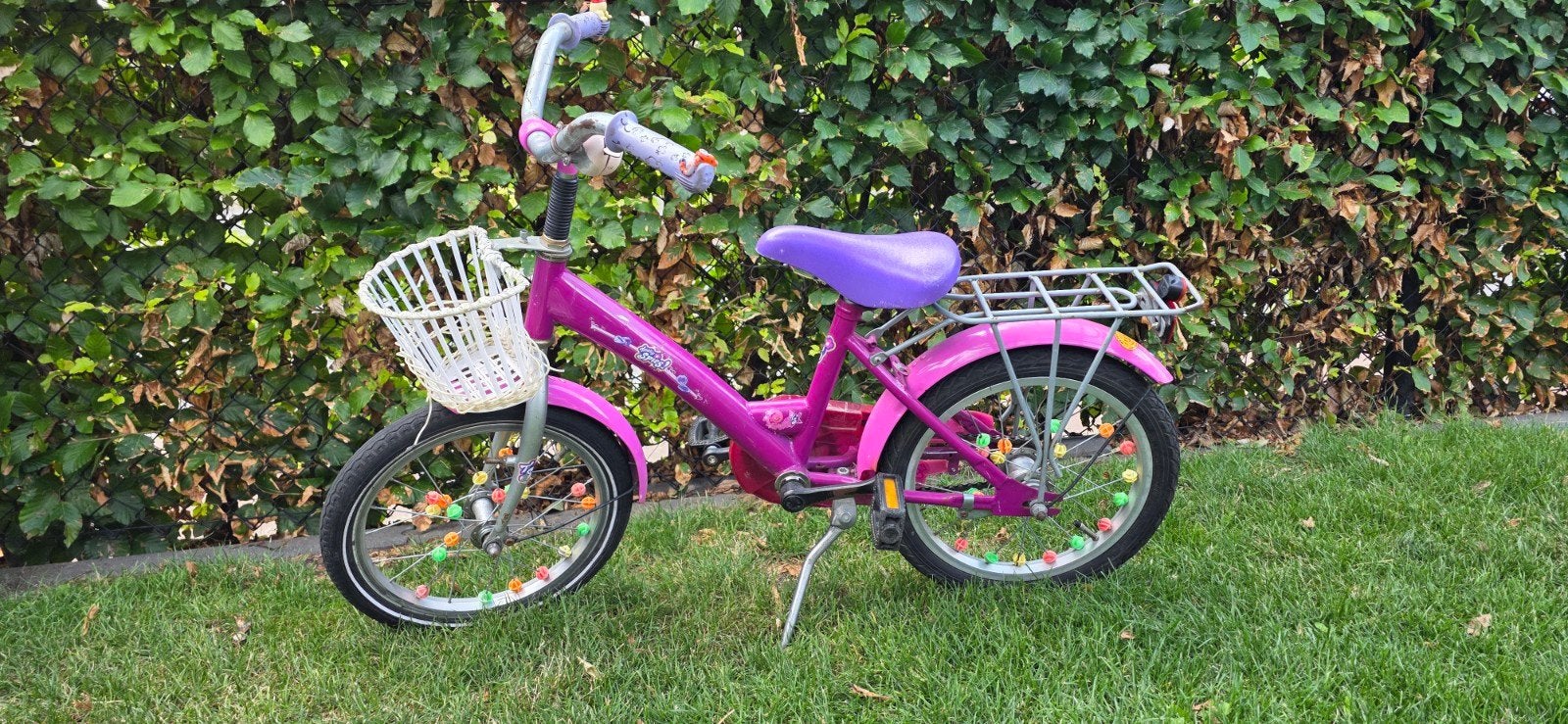 16 inch meisjesfiets, Ophalen, Gebruikt, Terugtraprem, 16 tot 20 inch