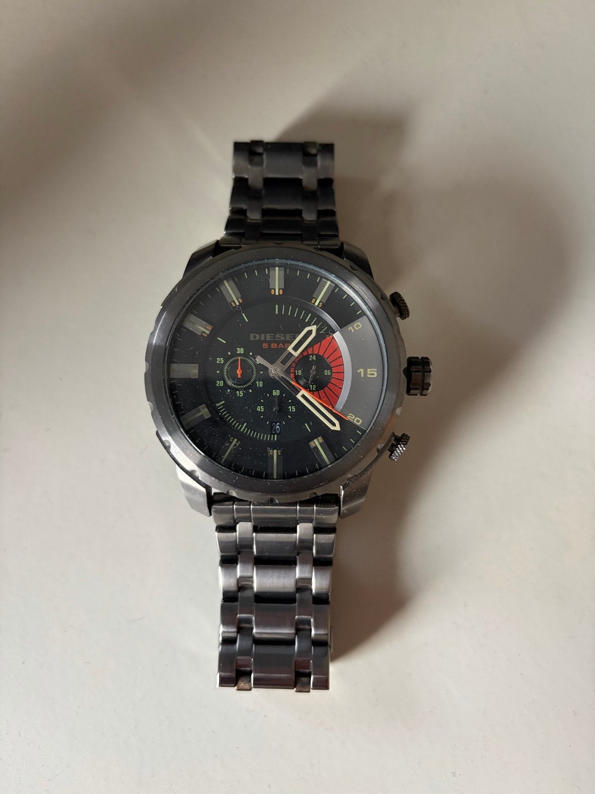 Diesel Herenhorloge DZ4348, Staal, Polshorloge, Ophalen, Overige merken
