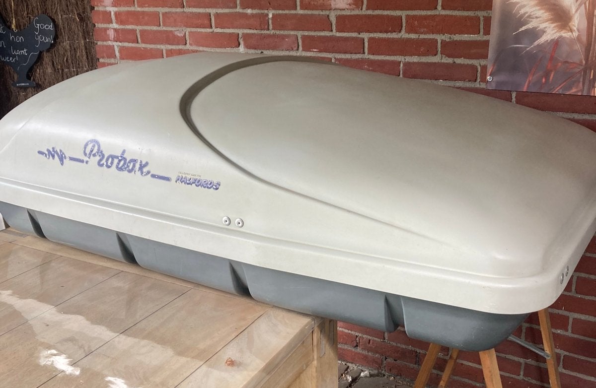 Hapro Probox ruime dakkoffer + sleutel en dakrelingbeugels, Ophalen, Zo goed als nieuw