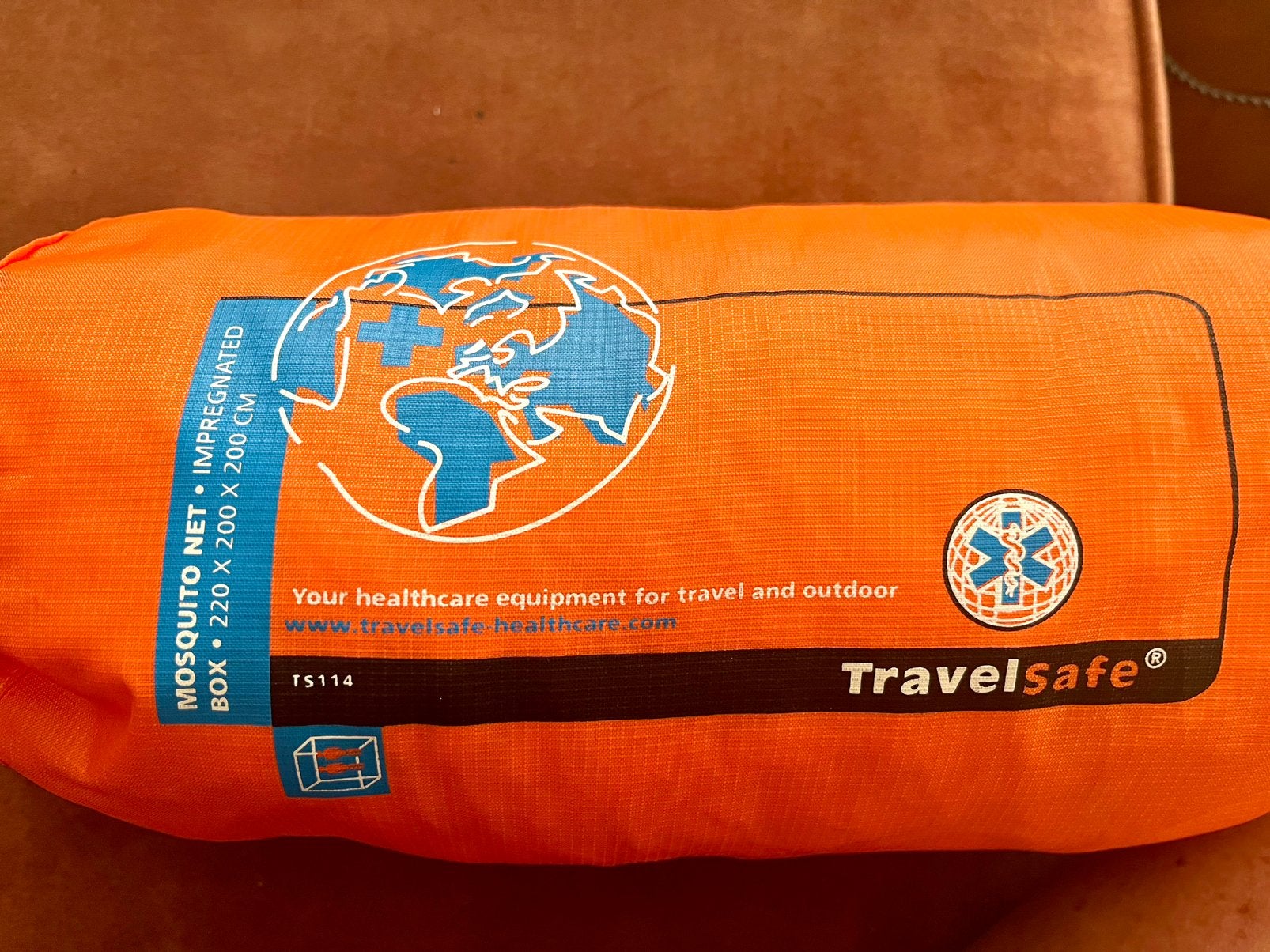 TravelSafe klamboe / Mosquito-net / Muggennet 2 personen, Ophalen of Verzenden, Zo goed als nieuw