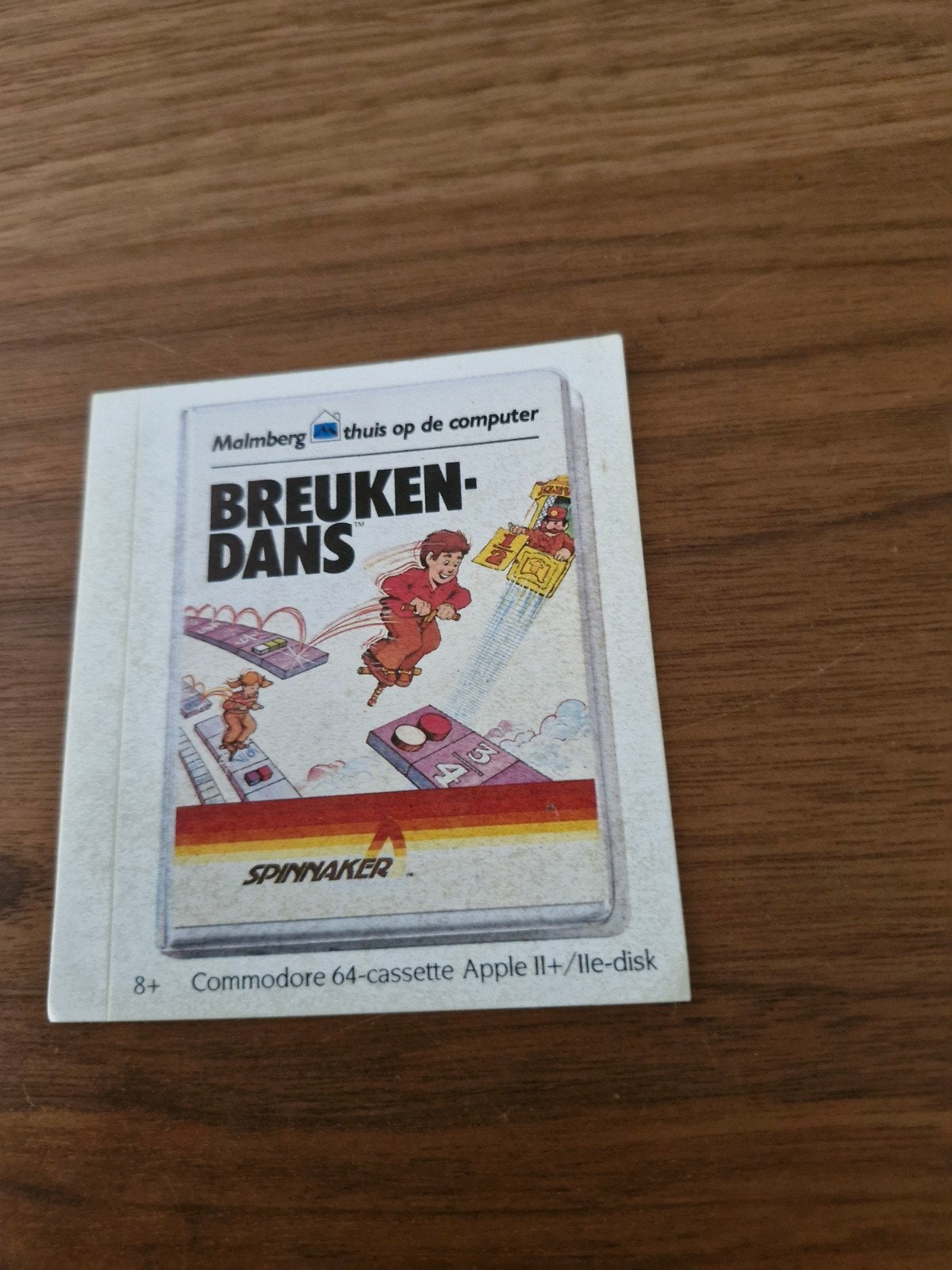 10833 Breuken-Dans - Malmberg thuis op de computer (Sticker), Verzamelen, Ophalen of Verzenden, Zo goed als nieuw
