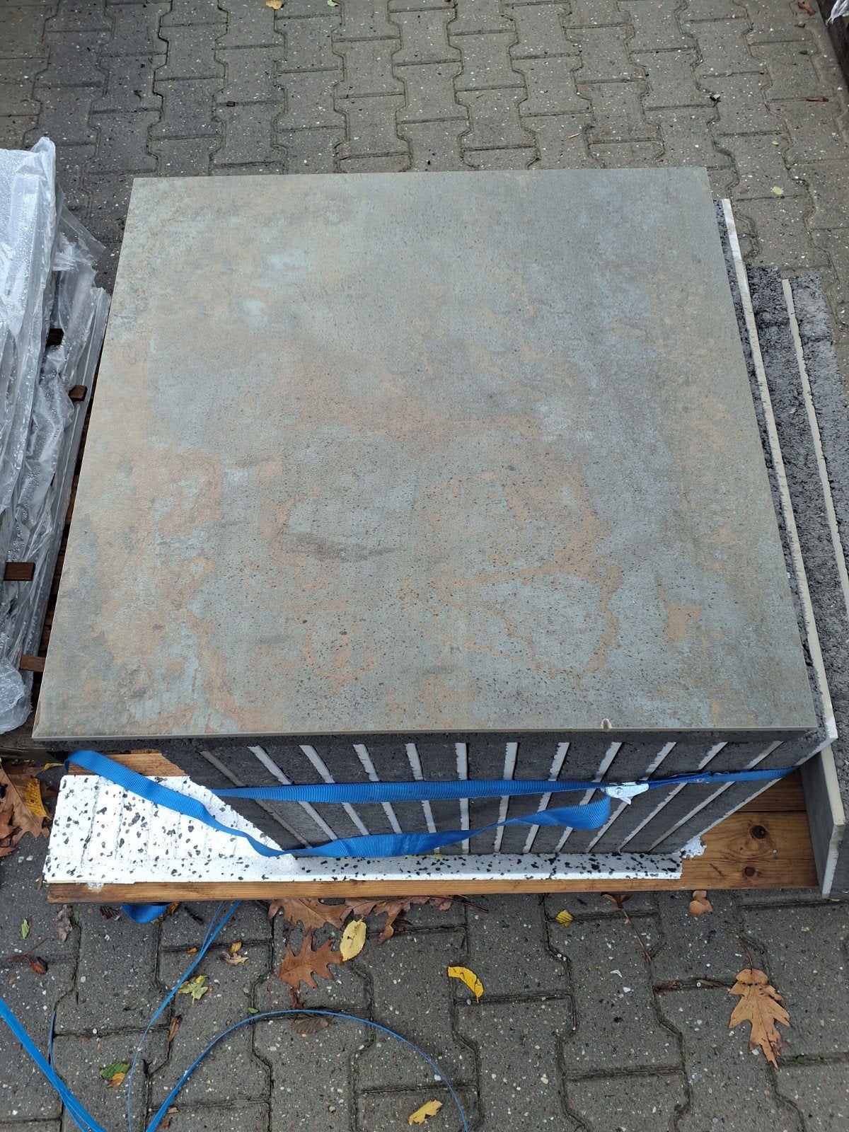 Strak Geprijsde Keramische Terrastegels - 60x60x4 - 177,12m², Keramiek, Nieuw, Ophalen of Verzenden, 10 m² of meer