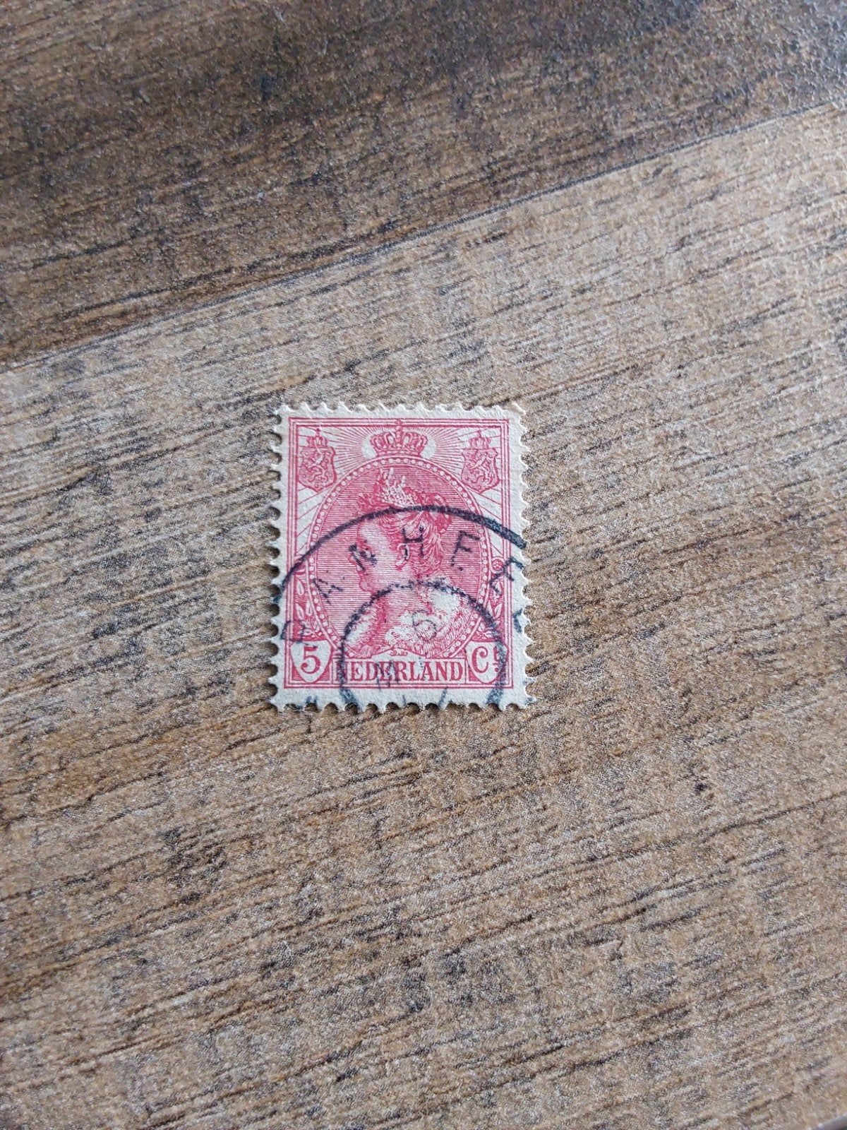 Nvph 60 Koningin Wilhelmina bontkraag. Gestempeld PANHEEL, Ophalen of Verzenden