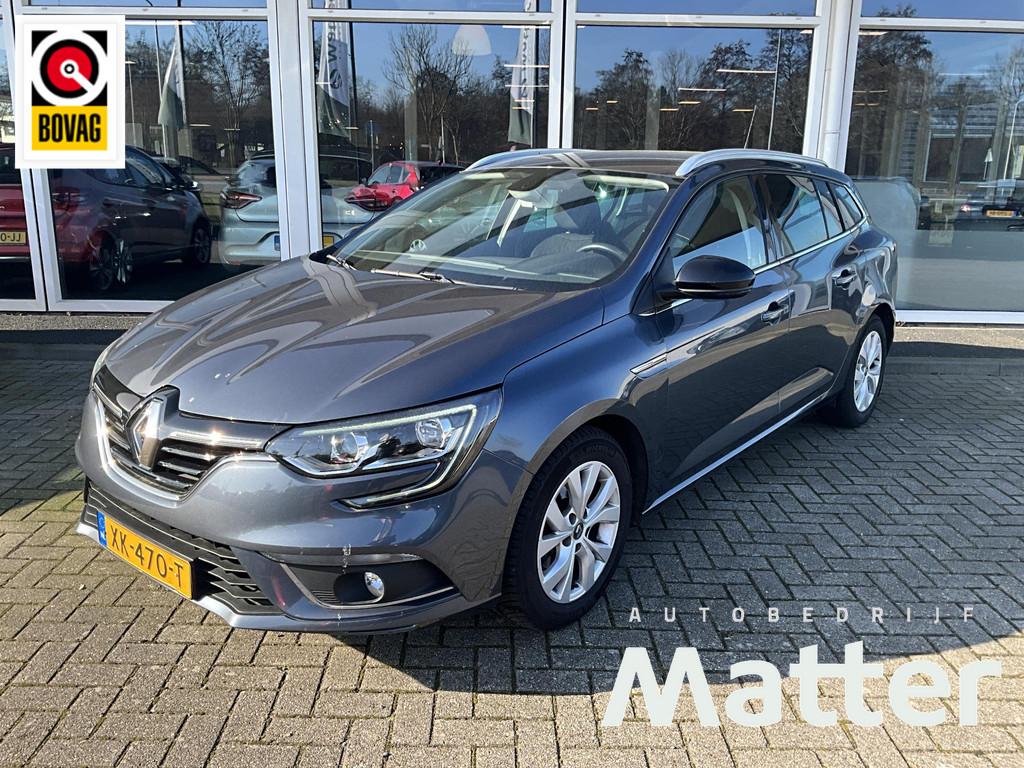 Renault Mégane Estate 1.3 TCe Limited Trekhaak, Auto's, Renault, Voorwielaandrijving, Stof, Gebruikt, 4 cilinders
