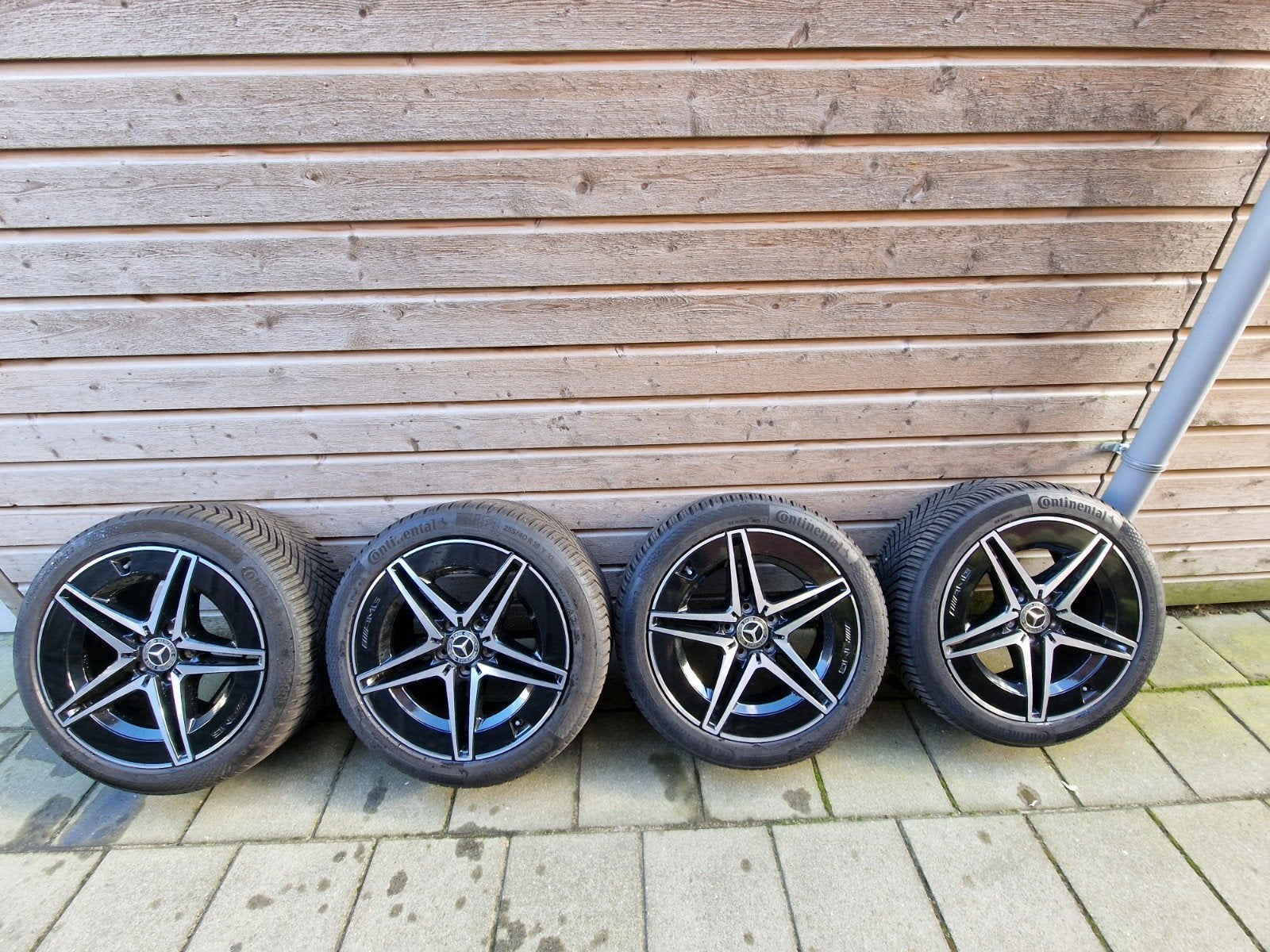 Originele Mercedes C Klasse AMG W206/S206 C300e C400e breeds, Auto-onderdelen, Ophalen, 18 inch, Banden en Velgen, All Season