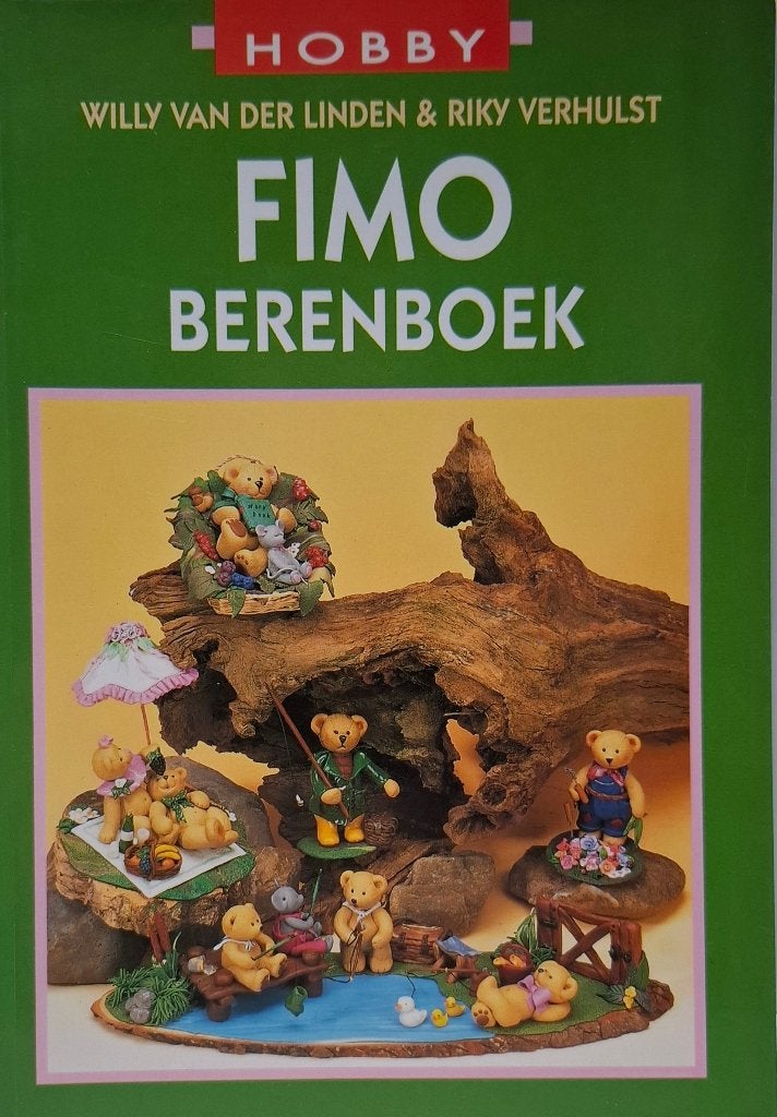 Fimo Berenboek ZGAN - Hobbyboek voor kleien en boetseren, Ophalen of Verzenden, Zo goed als nieuw, Kleien en Boetseren, Willy van der Linden & Riky Verhulst