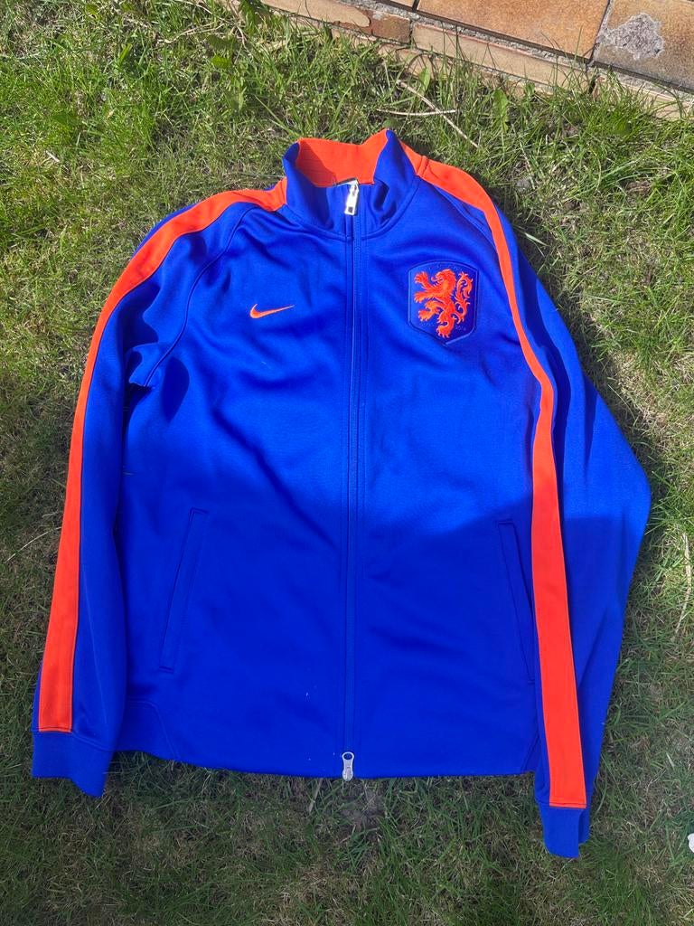 Nederlands elftal vest maat L WK 2014, Ophalen, Maat 52/54 (L), Blauw, Voetbal