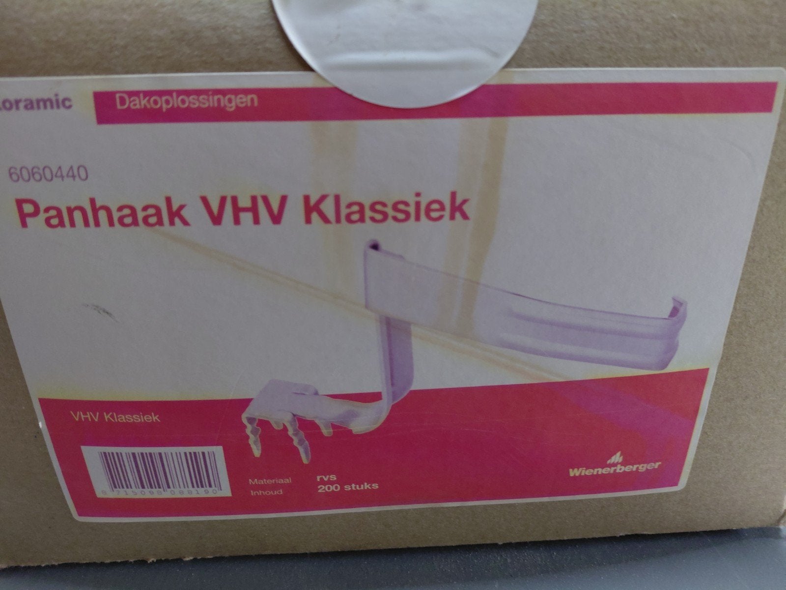 Panhaak VHV Klassiek dakpannen - 1.000 stuks, Nieuw, Ophalen of Verzenden, 15 m² of meer, Dakpannen