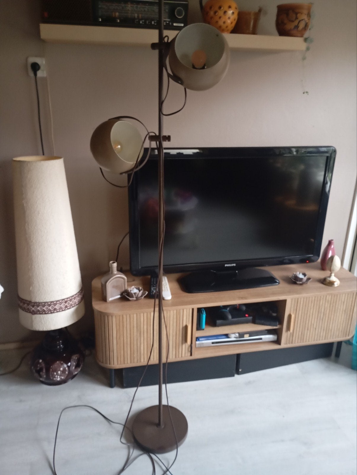 Vintage Vloerlamp space age. Herda/Dijkstra, Ophalen