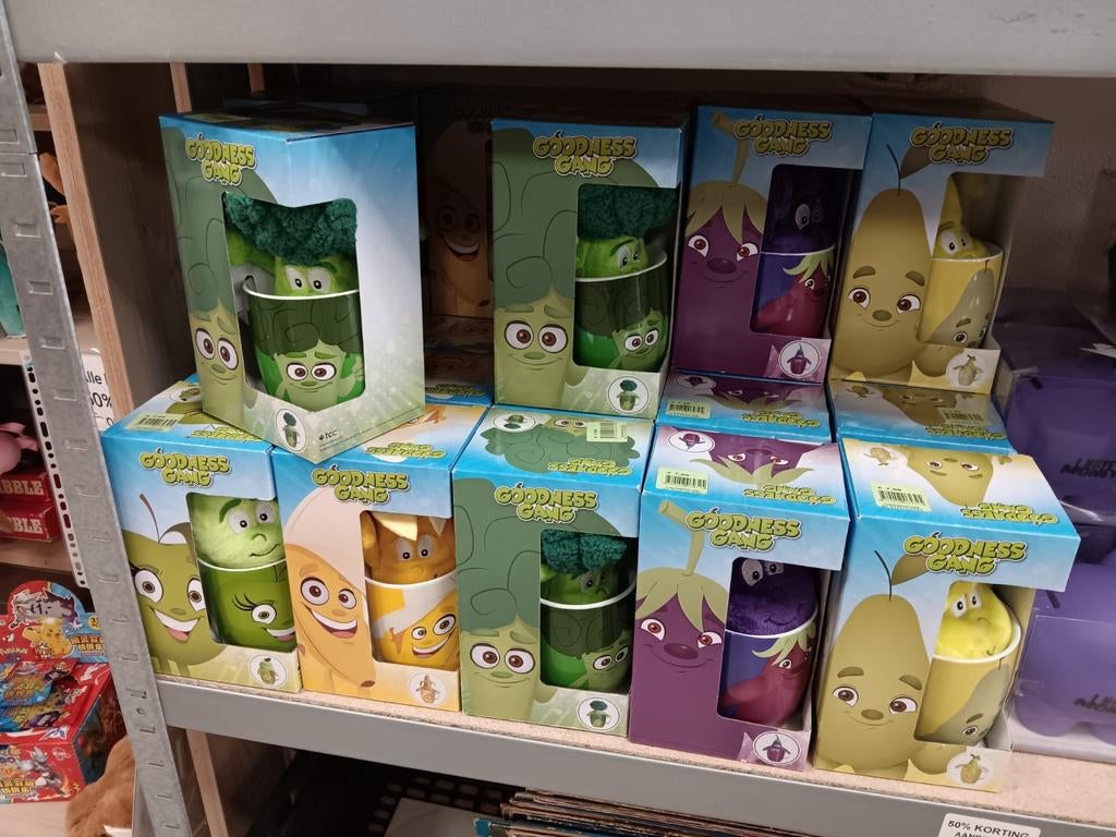 Goodness Gang mokken met knuffel - Diverse varianten, Onbekend, zie verpakking voor details, Nieuw, Ophalen of Verzenden, Onbekend, zie verpakking voor details