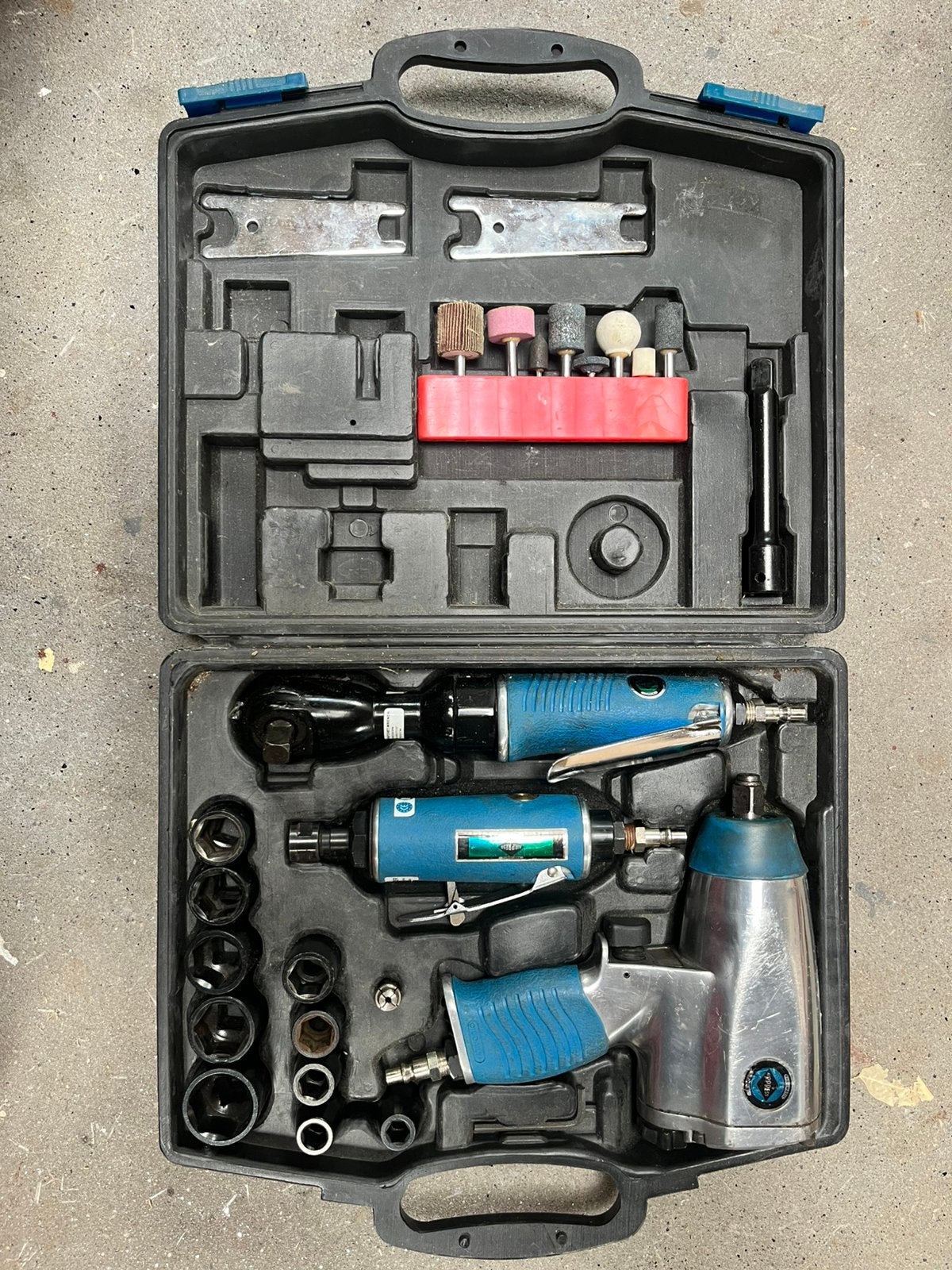 Airpress set: Slagmoersleutel, Slagratel, Stiftslijper, Doe-het-zelf en Verbouw, Ophalen