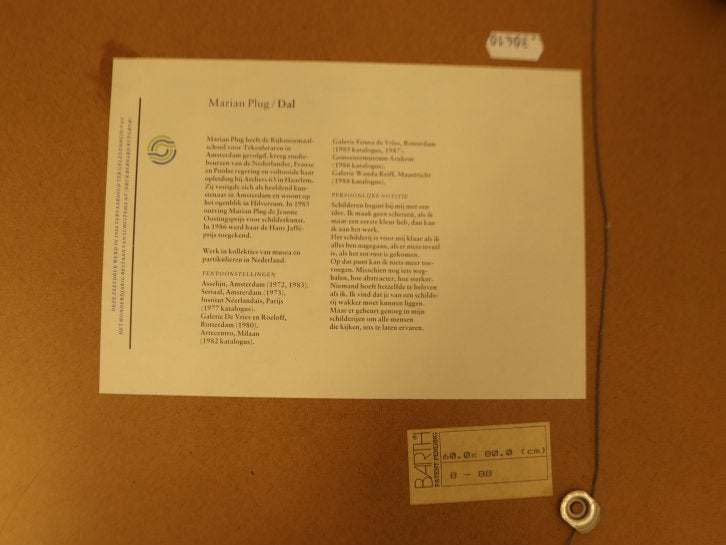 Litho zeefdruk Marianne Plug -dal-