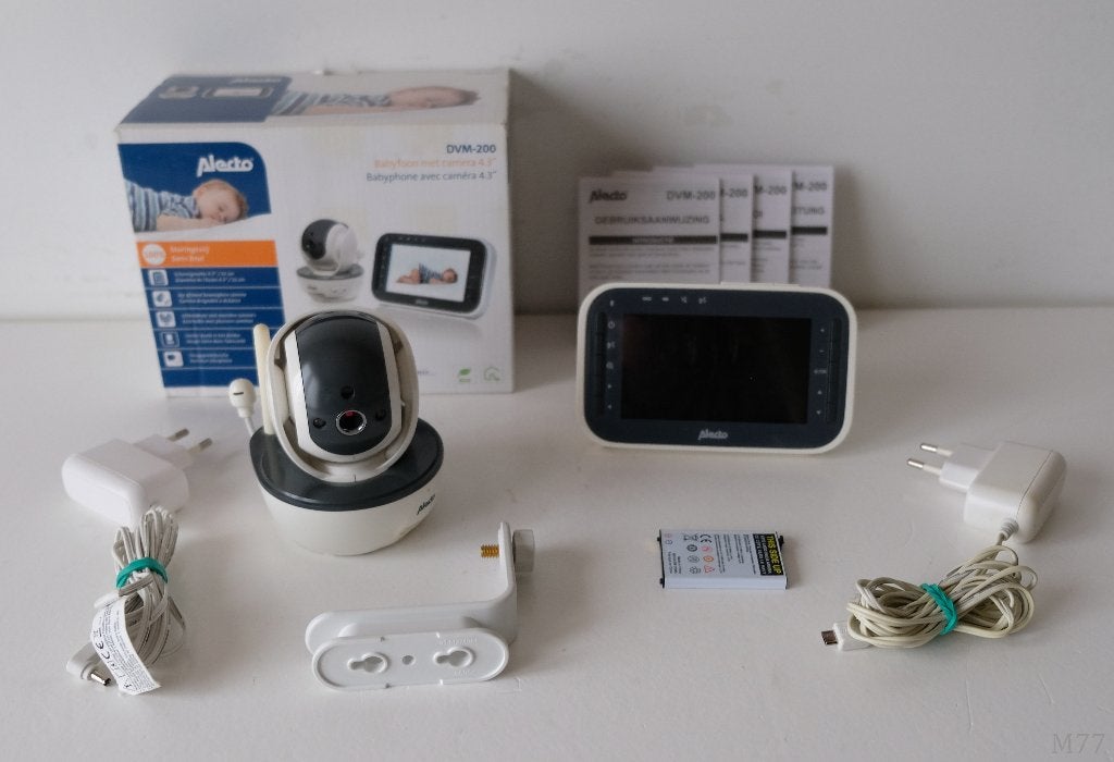 Alecto DVM-200 DECT Baby Monitor, Ophalen of Verzenden, Gebruikt, 250 meter of meer, Camera