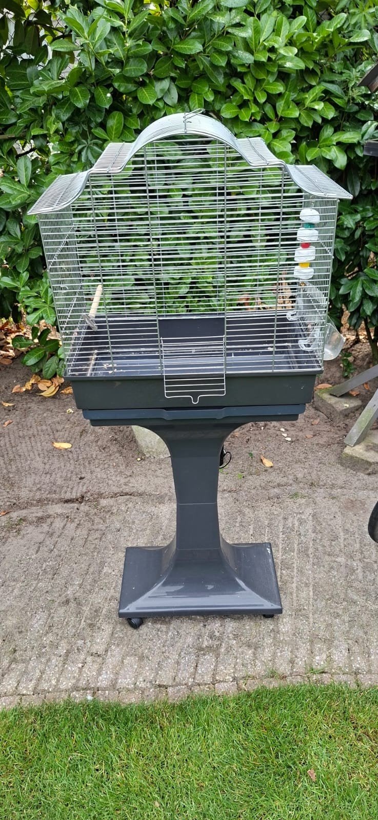 vogelkooi op standaard, Dieren en Toebehoren, Ophalen, Metaal, Vogelkooi