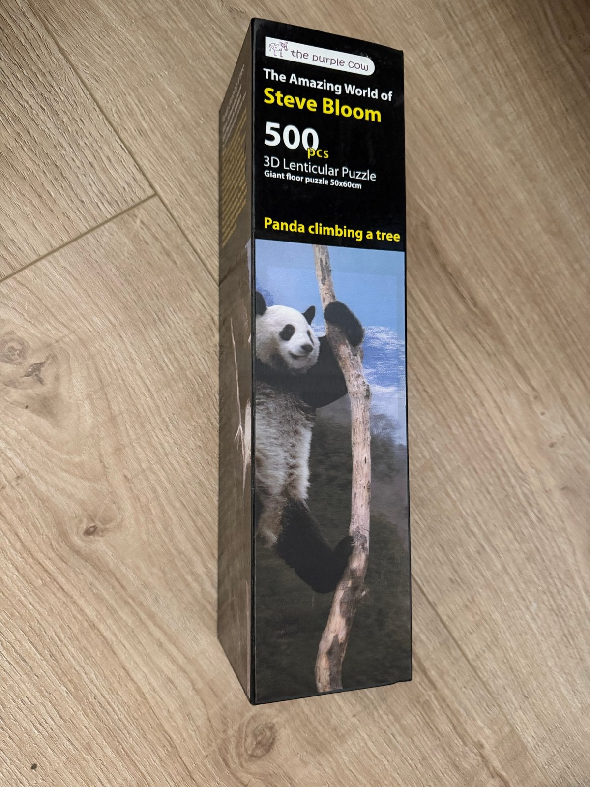 The Purple Cow 3D Lenticular Puzzel Panda 500 stukjes, Ophalen, 500 t/m 1500 stukjes, Gebruikt, Rubik's of 3D-puzzel