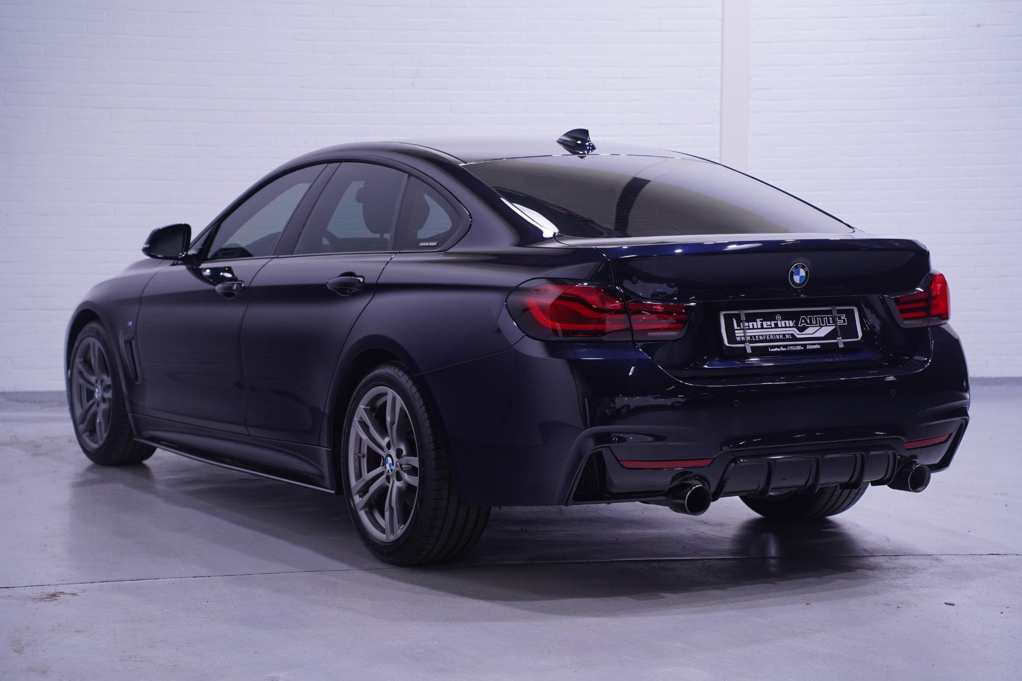 BMW 4-serie Gran Coupé 418i Executive Edition Navi NAP Led, Auto's, Automaat, Gebruikt, Zwart, Origineel Nederlands