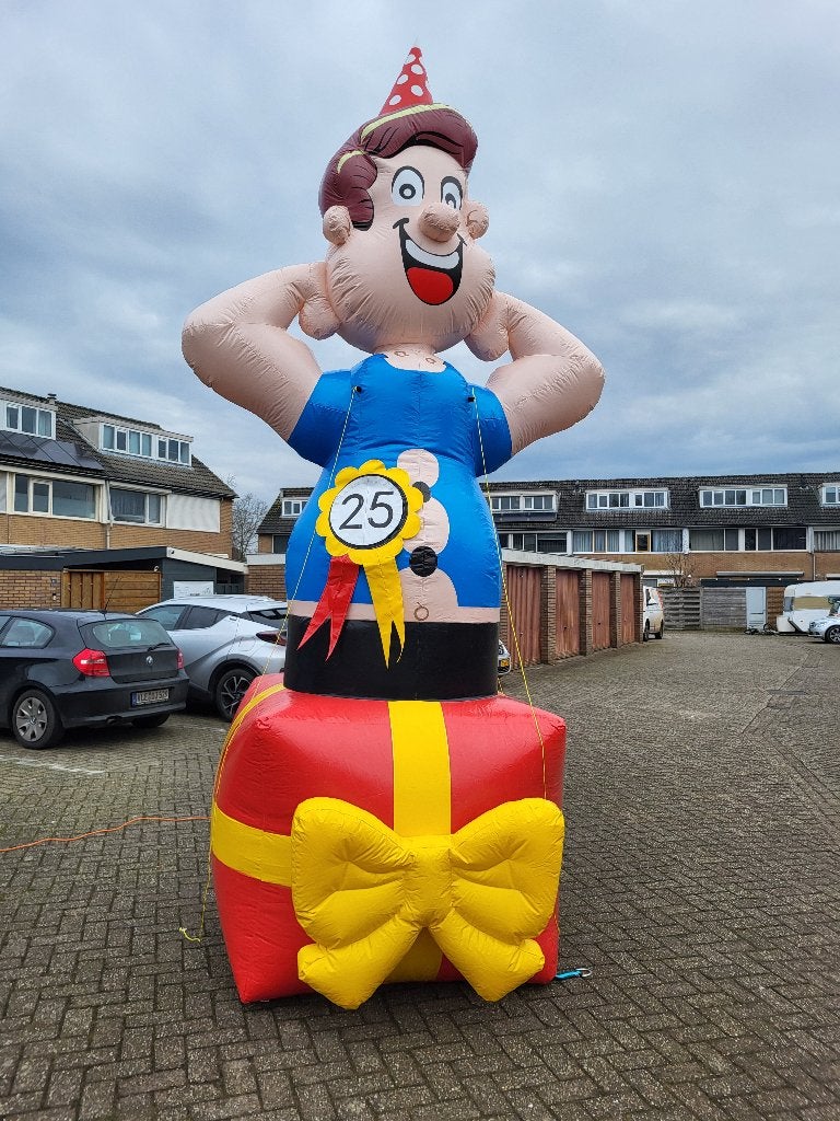 zev pensioen vut 65 pop opblaas huren feest 50 75 te huur 40, Ophalen of Verzenden, Nieuw, Verjaardag