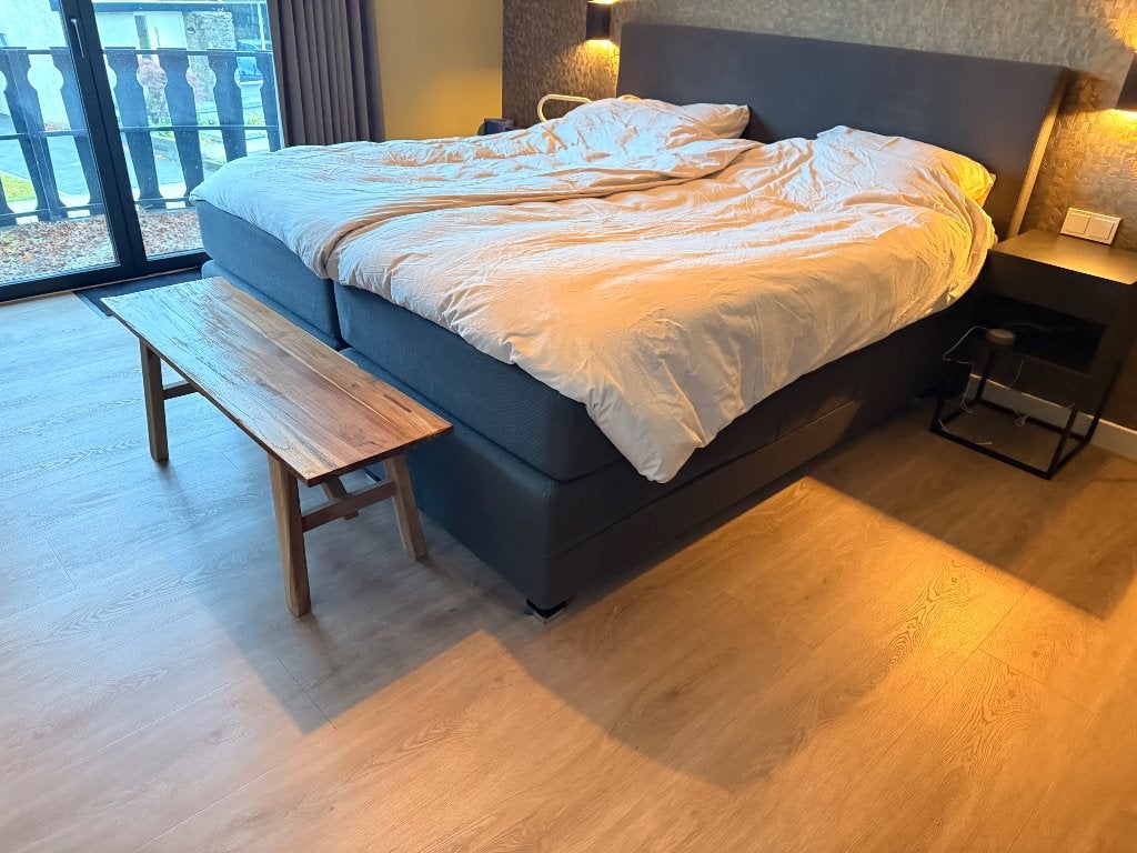 Elektrische boxspring Swiss sense, Ophalen, Gebruikt, Tweepersoons, 180 cm