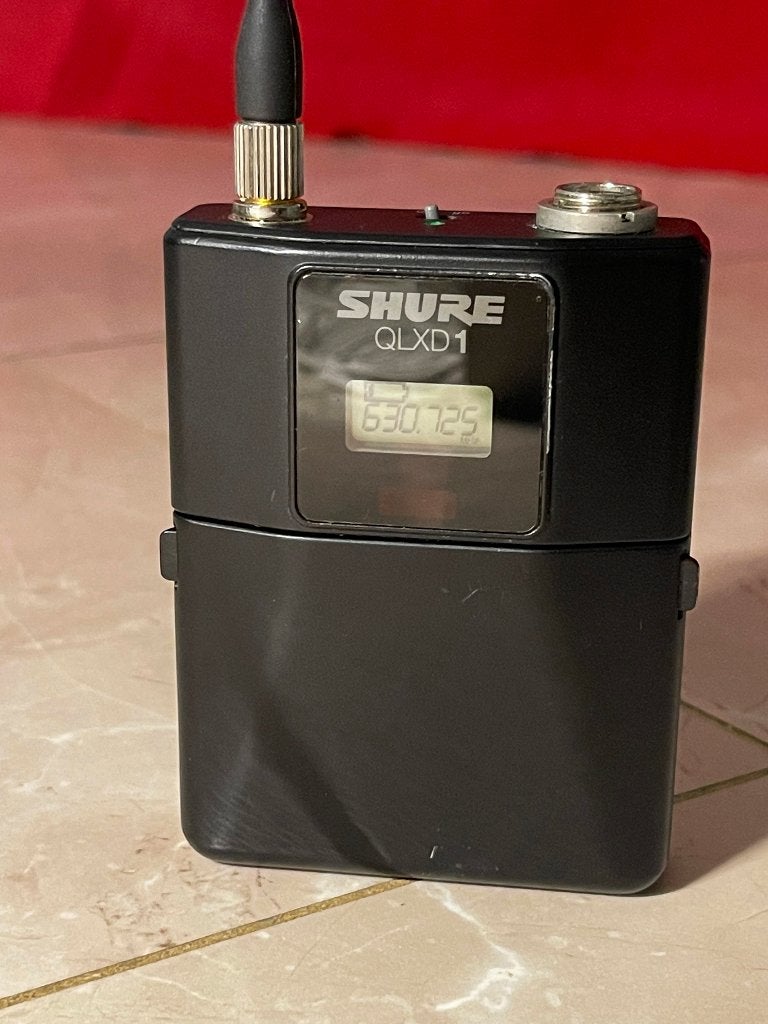 SHURE QLXD1 draadloos zender met SHURE Countryman headset, N, N, Overige typen, Ophalen of Verzenden