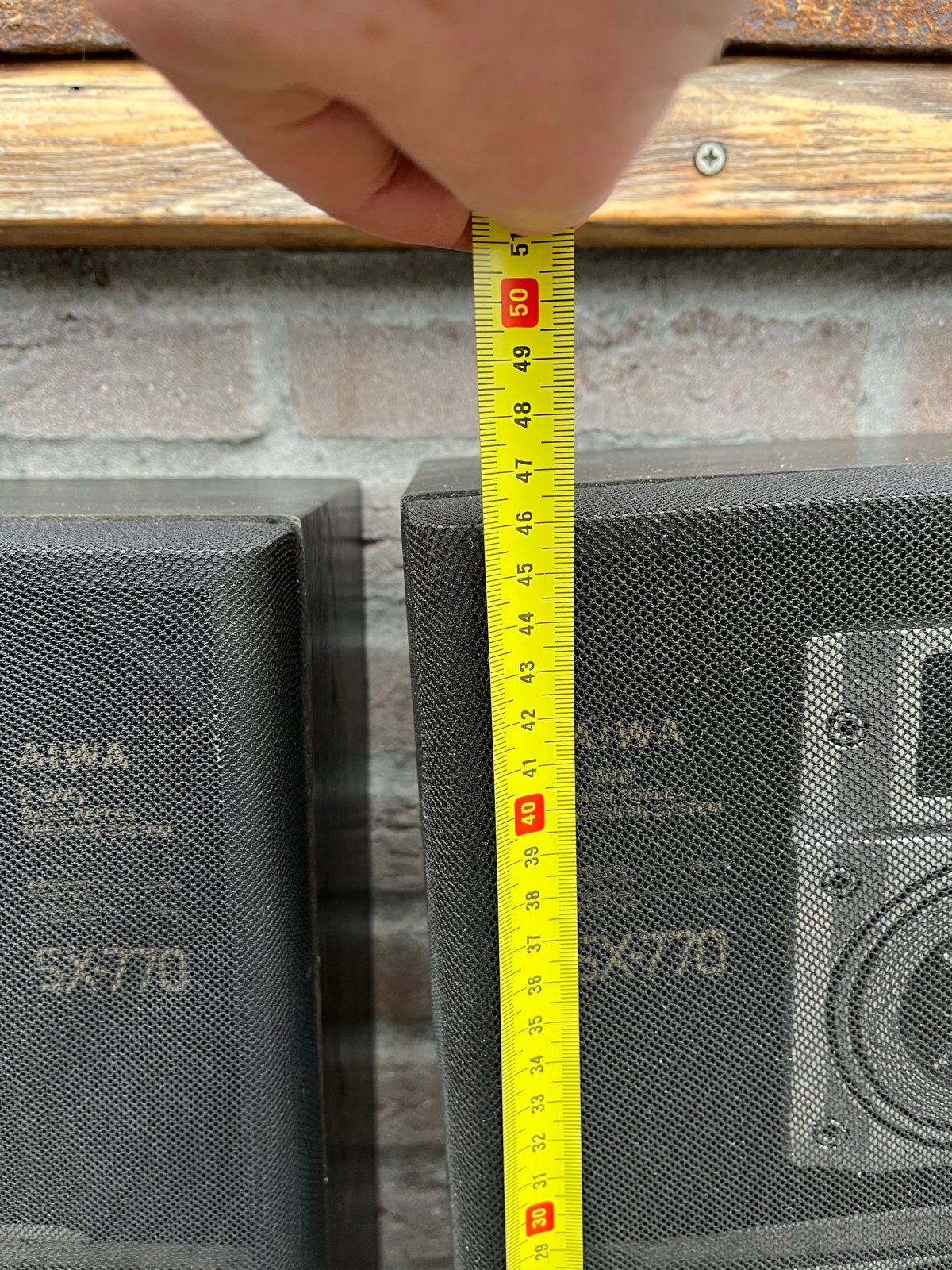 AIWA SX-770 Speaker, Stereo speakers, Gebruikt, Basreflex, Minder dan 60 watt
