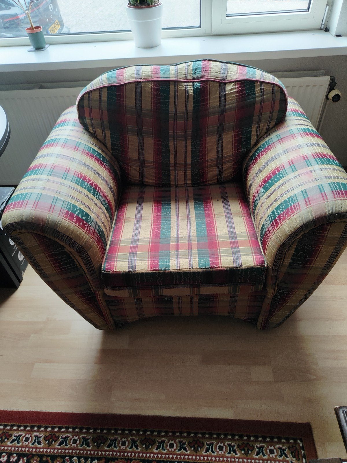 Comfortabele slaapbank - Rood - Ideaal voor logeerkamer, Ophalen, Gebruikt, Tweepersoons, Overige maten
