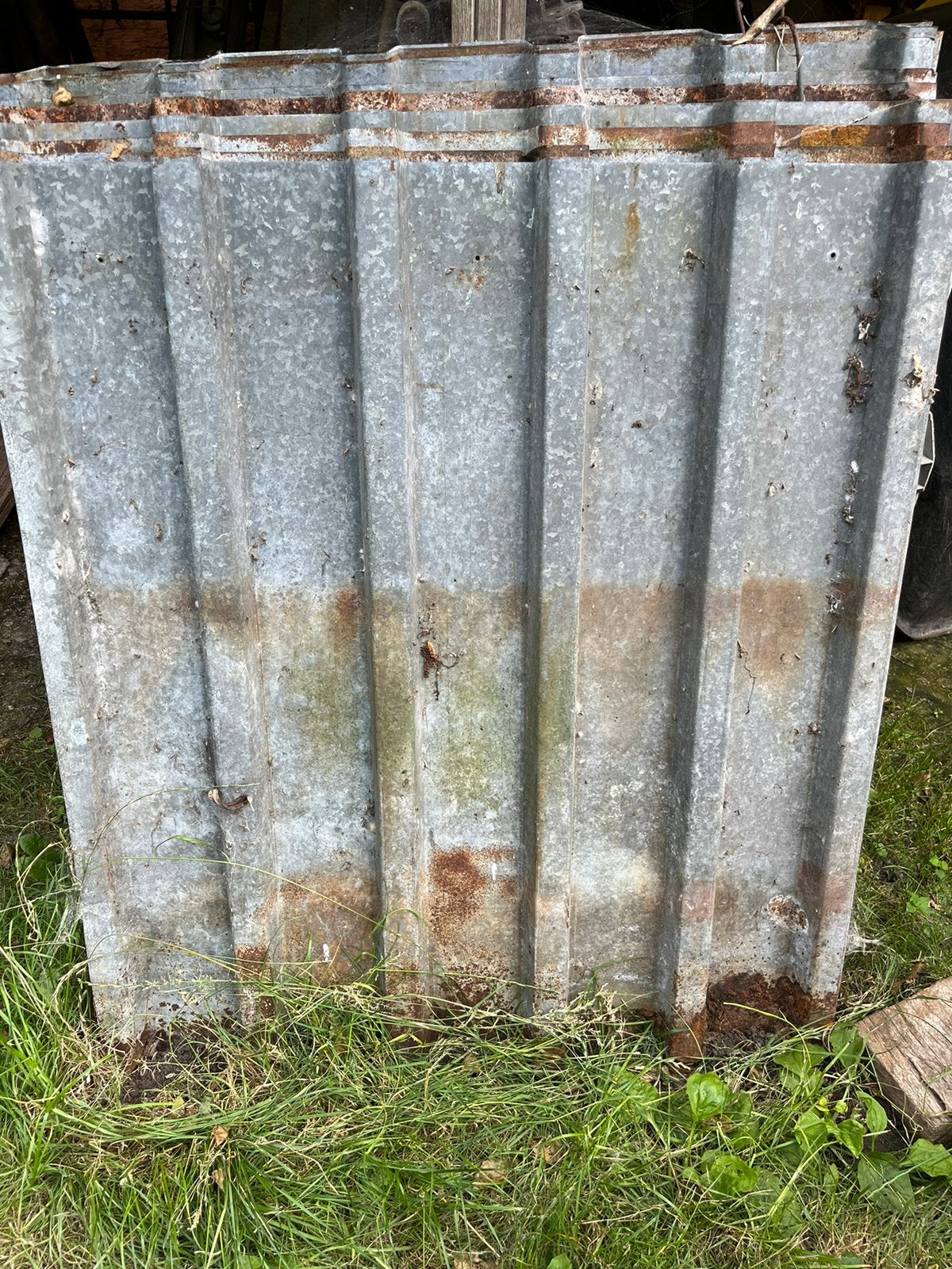 Golfplaat metaal, Ophalen, Gebruikt, Zwart, 15 m² of meer