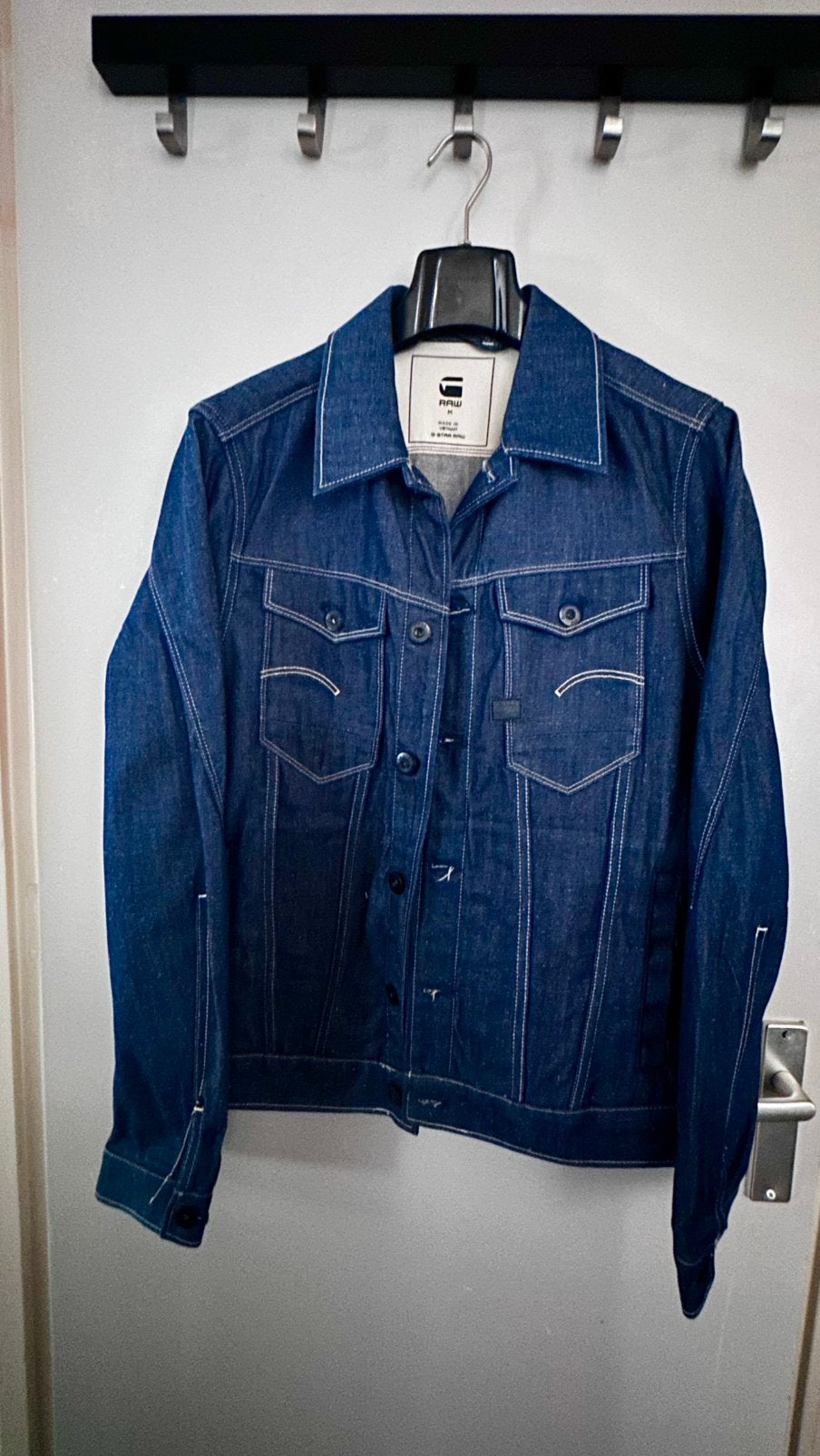 G-Star RAW Arc 3D Slim Jacket C Spijkerjas – Maat M, Ophalen of Verzenden, Zo goed als nieuw, Maat 48/50 (M), Blauw