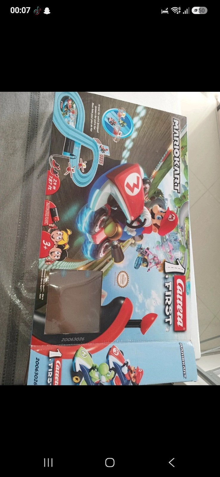 Carrera First Mario Kart Racebaan Set - Nieuw in Doos, Ophalen of Verzenden, Nieuw, Elektrisch, Carrera