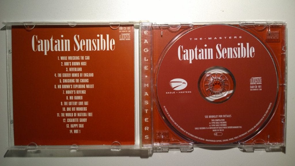 Captain Sensible - The Masters, Ophalen of Verzenden, Zo goed als nieuw, Punk Rock, Album