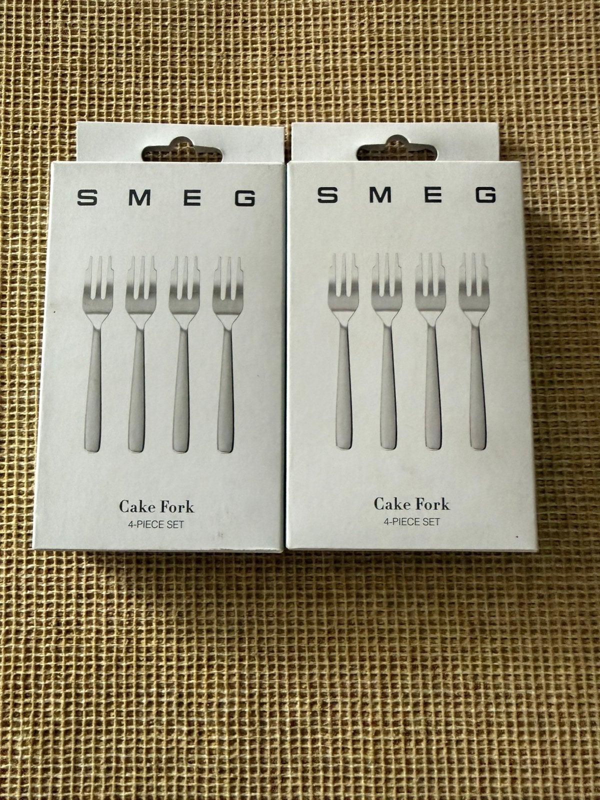 Nieuwe Smeg taartvorkjes gebaksvorkjes, Ophalen, Nieuw, Rvs of Chroom