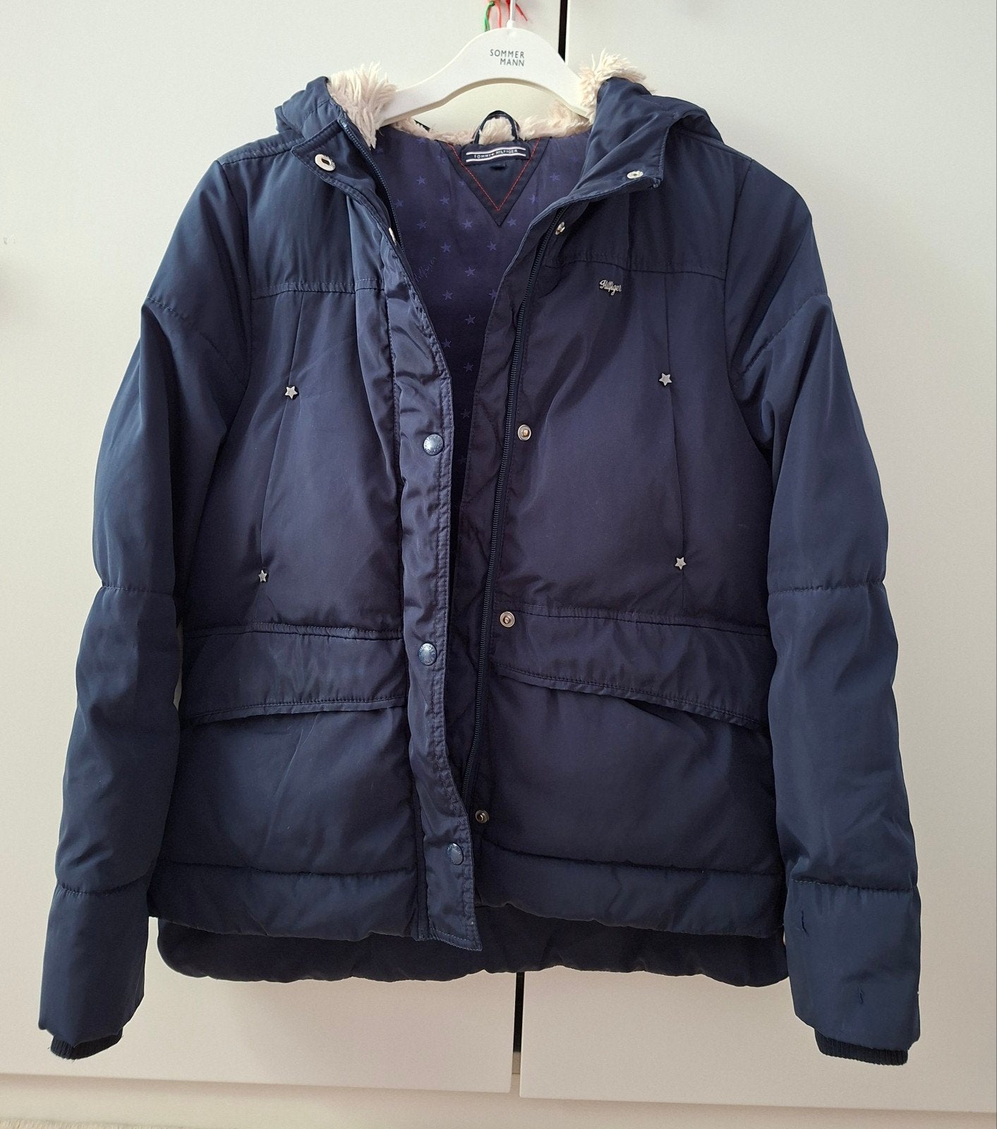 Jas Tommy Hilfiger mt 176, Gebruikt, Meisje, Ophalen of Verzenden, Tommy Hilfiger