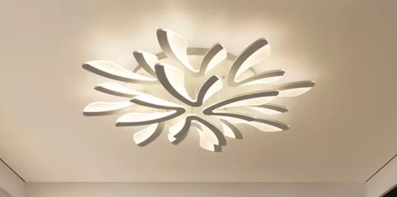 Mooie plafondlamp groot acryl moderne style, Inclusief lichtbron, Modern, Nieuw, Overige fittingen