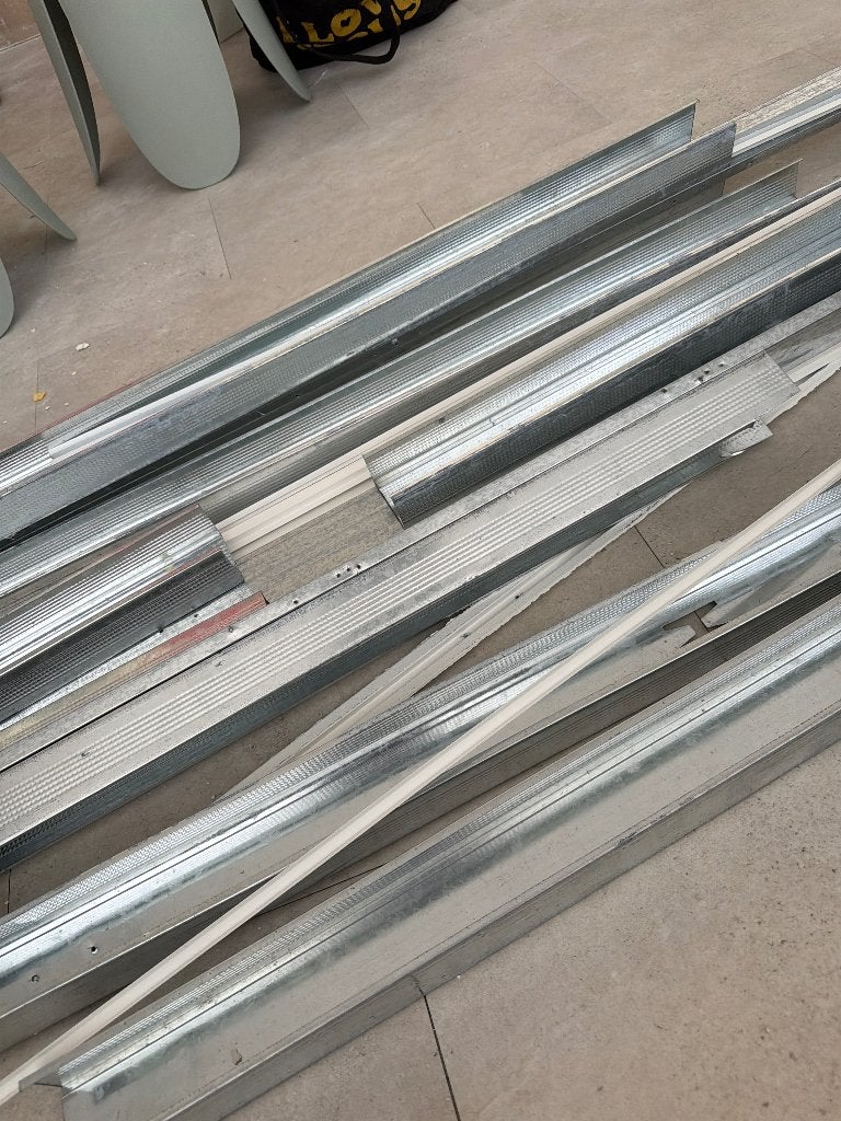 Glazen systeemwanden kantoorruimte aluminium profielen, Ophalen, Gebruikt, 80 tot 120 cm, Overige typen
