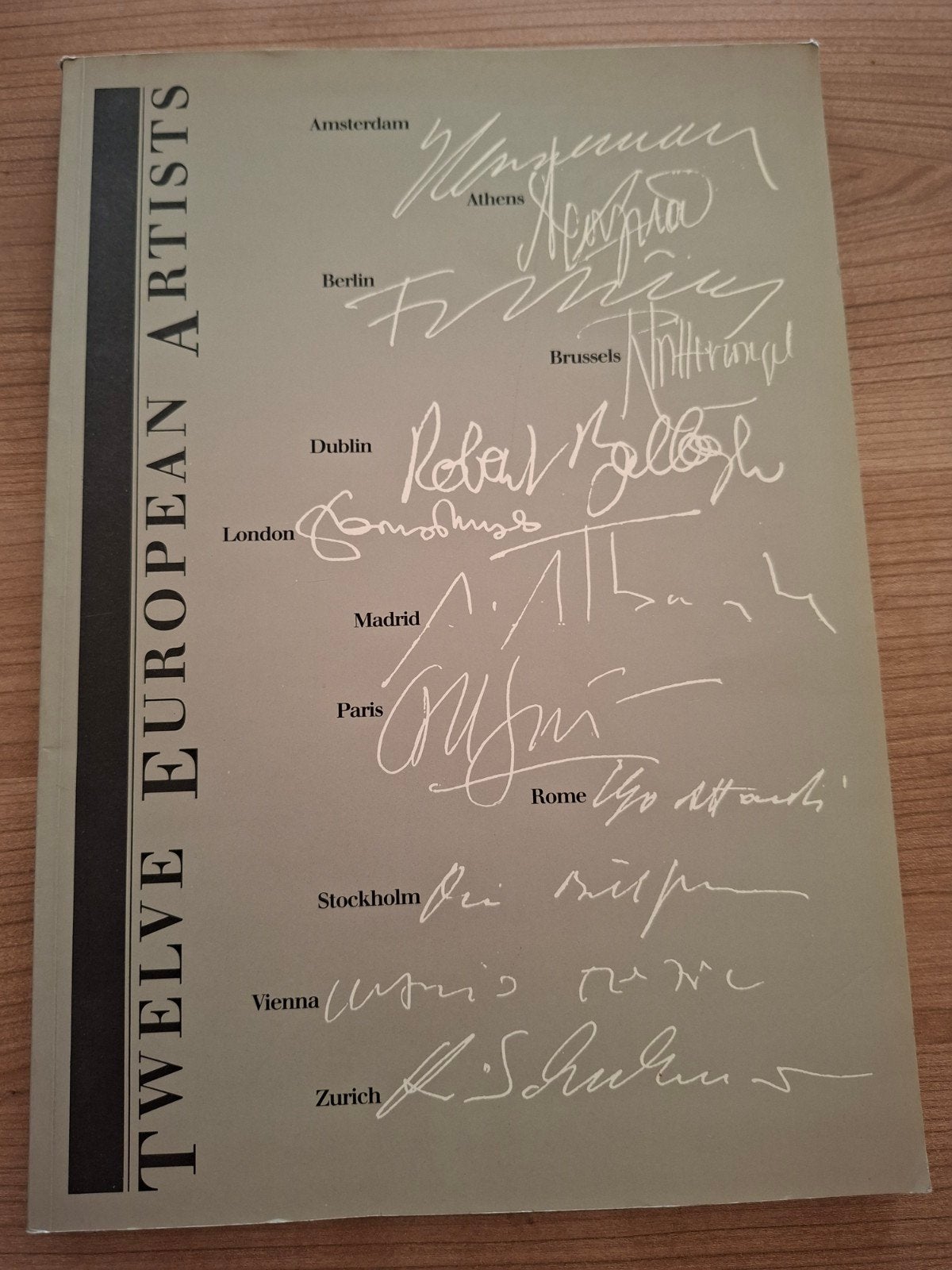 Twelve European Artists - Portfolio met 8 prints, Gesigneerd, Ophalen, Overige onderwerpen, Lithografie