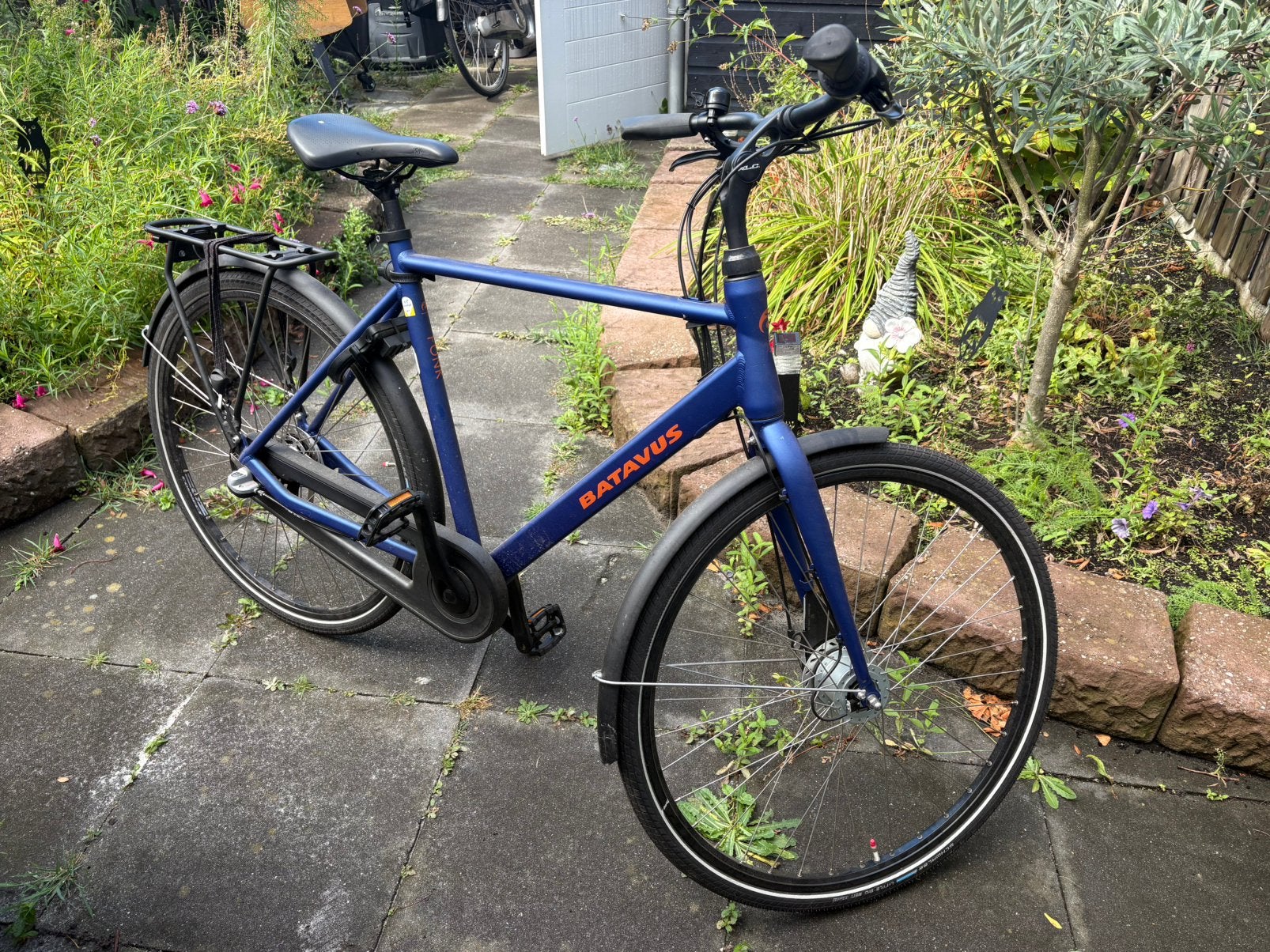 Batavus fonk 57 donkerblauw 3 versnellingen, Fietsen en Brommers, Ophalen, Versnellingen, Batavus, Zo goed als nieuw