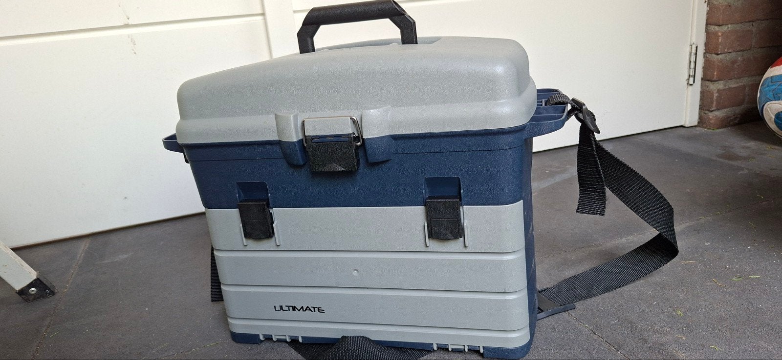 Ultimate viskoffer met 3 tackleboxen, Ophalen of Verzenden, Zo goed als nieuw, Koffer of Tas