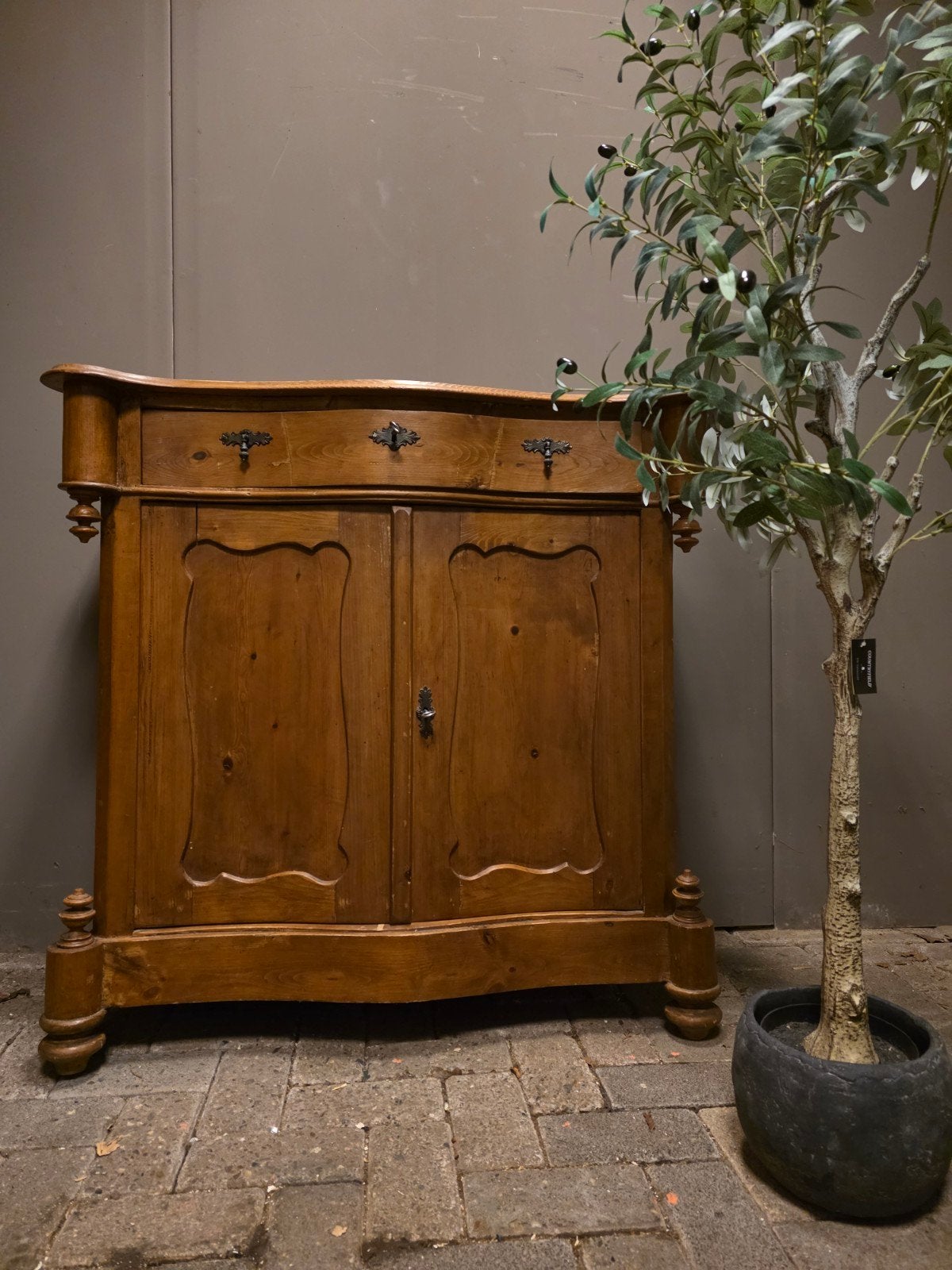 Biedermeier penantkastje dressoir meidenkastje bezorgen moge, Antiek en Kunst, Ophalen of Verzenden