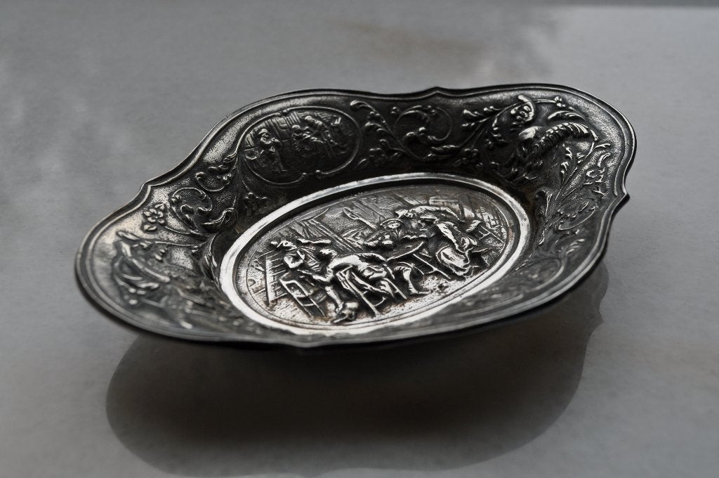 Oud Klein Schaaltje Gero Zilver 14,5 cm, Antiek en Kunst, Ophalen of Verzenden