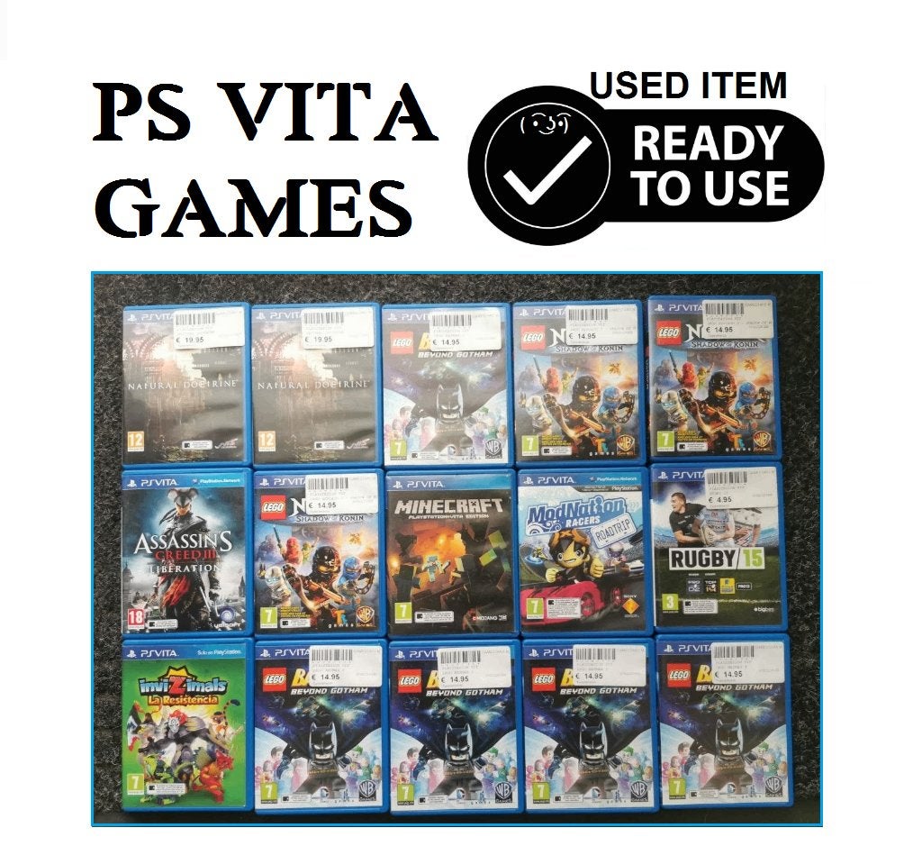 LOT van 15 PS VITA SPELLEN, Avontuur en Actie, 1 speler, Ophalen of Verzenden, Zo goed als nieuw