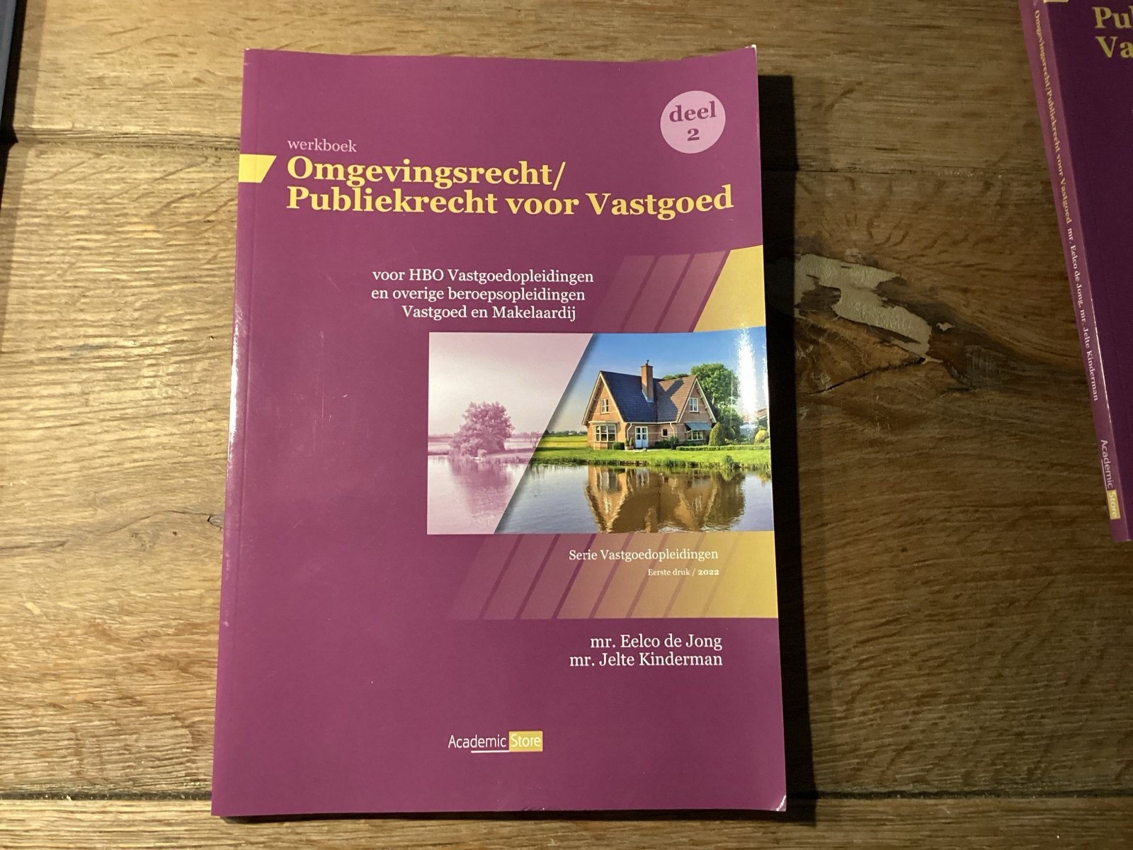 Werkboek Omgevingsrecht/Publiekrecht voor Vastgoed deel 2, Ophalen of Verzenden, Gamma, Zo goed als nieuw, HBO