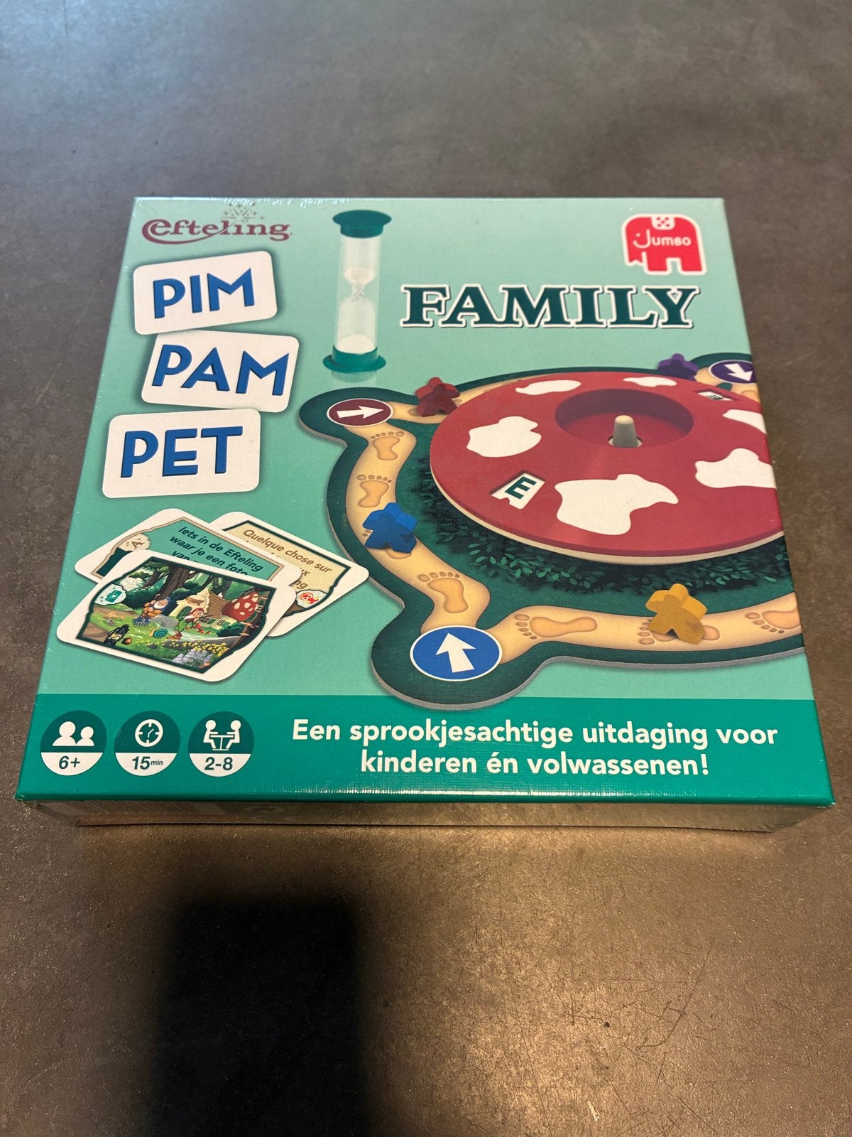 Efteling Pim Pam Pet Family spel - Nieuw in doos, Drie of vier spelers, Ophalen of Verzenden, Nieuw
