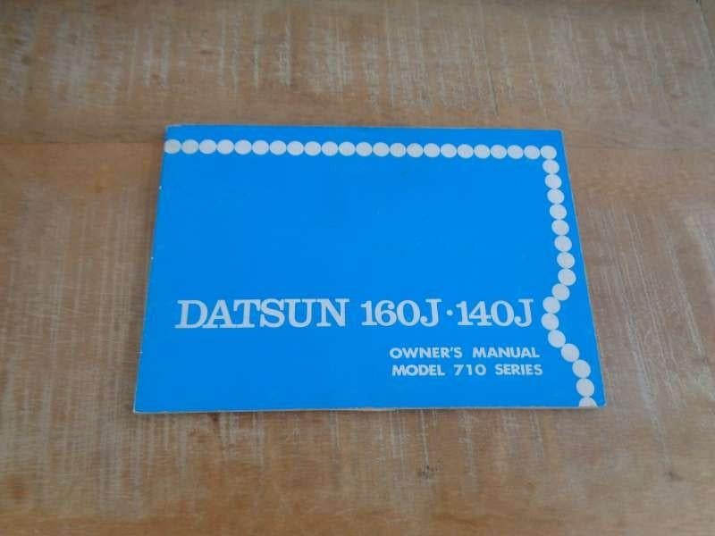 Datsun 160J - 140J - 710 Serie Handleiding - Instructieboek, Verzenden