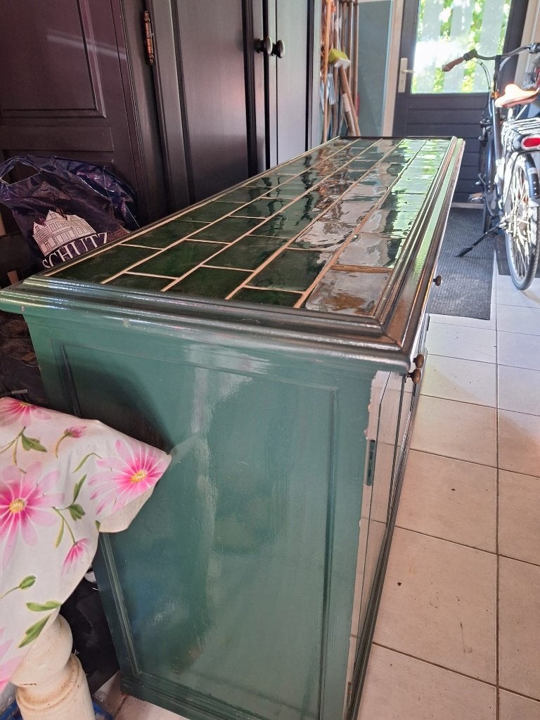 Mooie lage kast (afm 160x47x87cm), Huis en Inrichting, Kasten | Dressoirs, Ophalen, Gebruikt, 25 tot 50 cm, 150 tot 200 cm