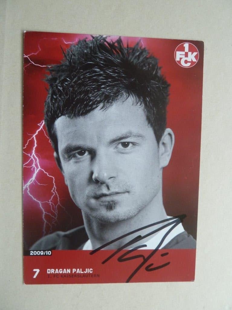 Spelerskaart.   Dragan.Paljic. Fc Kaiserslautern. 2009/2010, Verzamelen, Ophalen of Verzenden, Zo goed als nieuw, Buitenlandse clubs