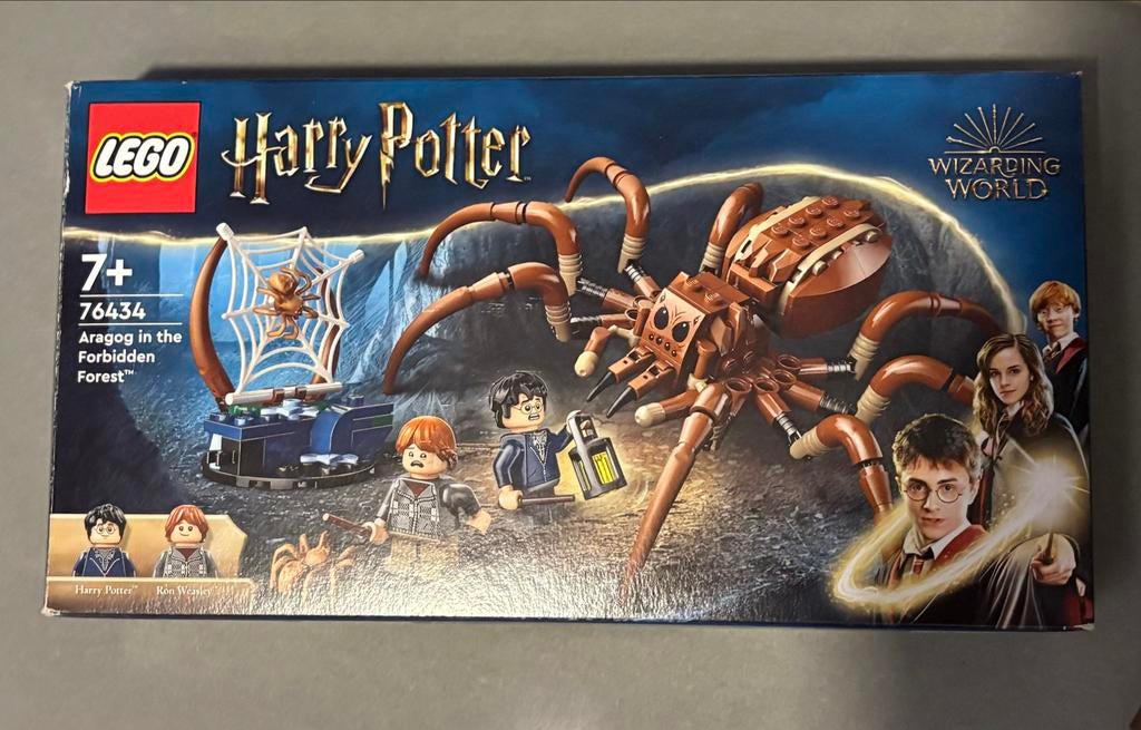 Lego Harry Potter 76434 Aragog in het Verboden Bos, Gebruikt, Lego, Harry Potter, Ophalen of Verzenden