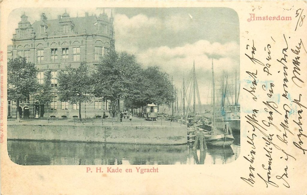 379-061-013 Amsterdam Piet Hein Kade, Ophalen of Verzenden, Voor 1920, Noord-Holland
